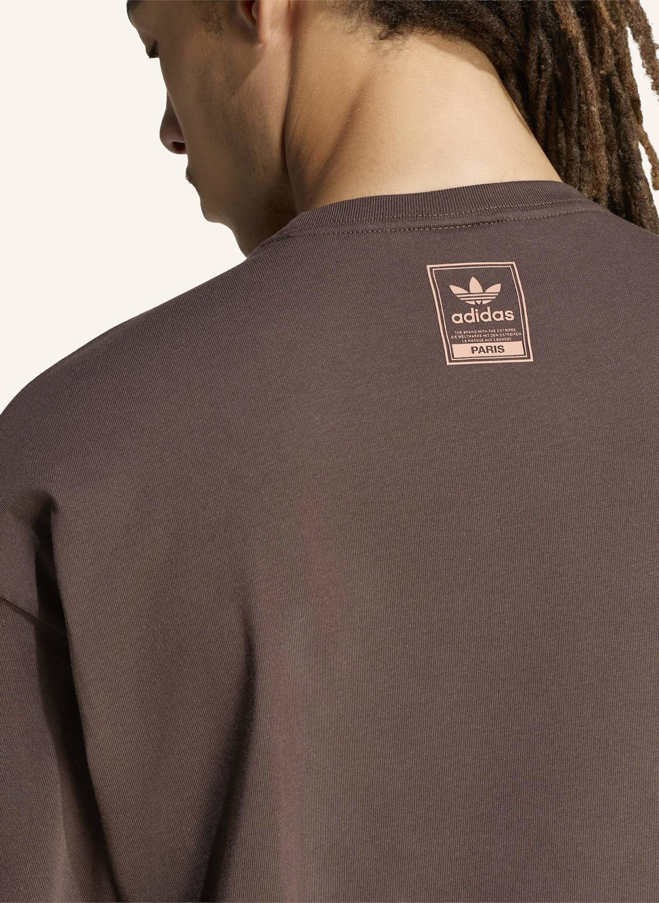 adidas Originals PARIS GFX TEE: BRAUN
