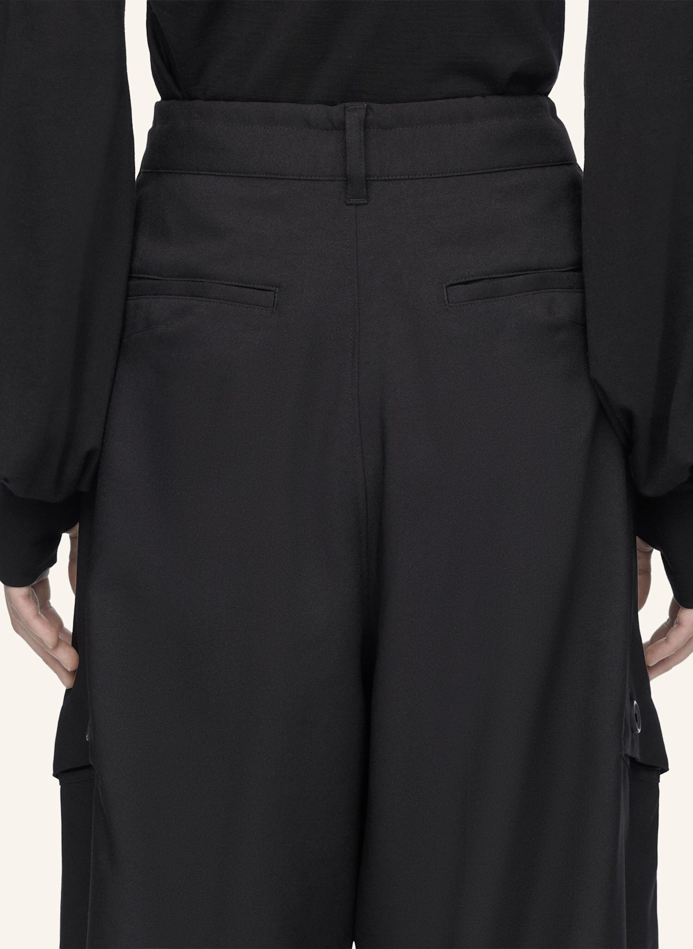 Y-3 Y-3 SPORT UNIFORM ADAPTIVE 3-STREIFEN TRAININGSHOSE: SCHWARZ