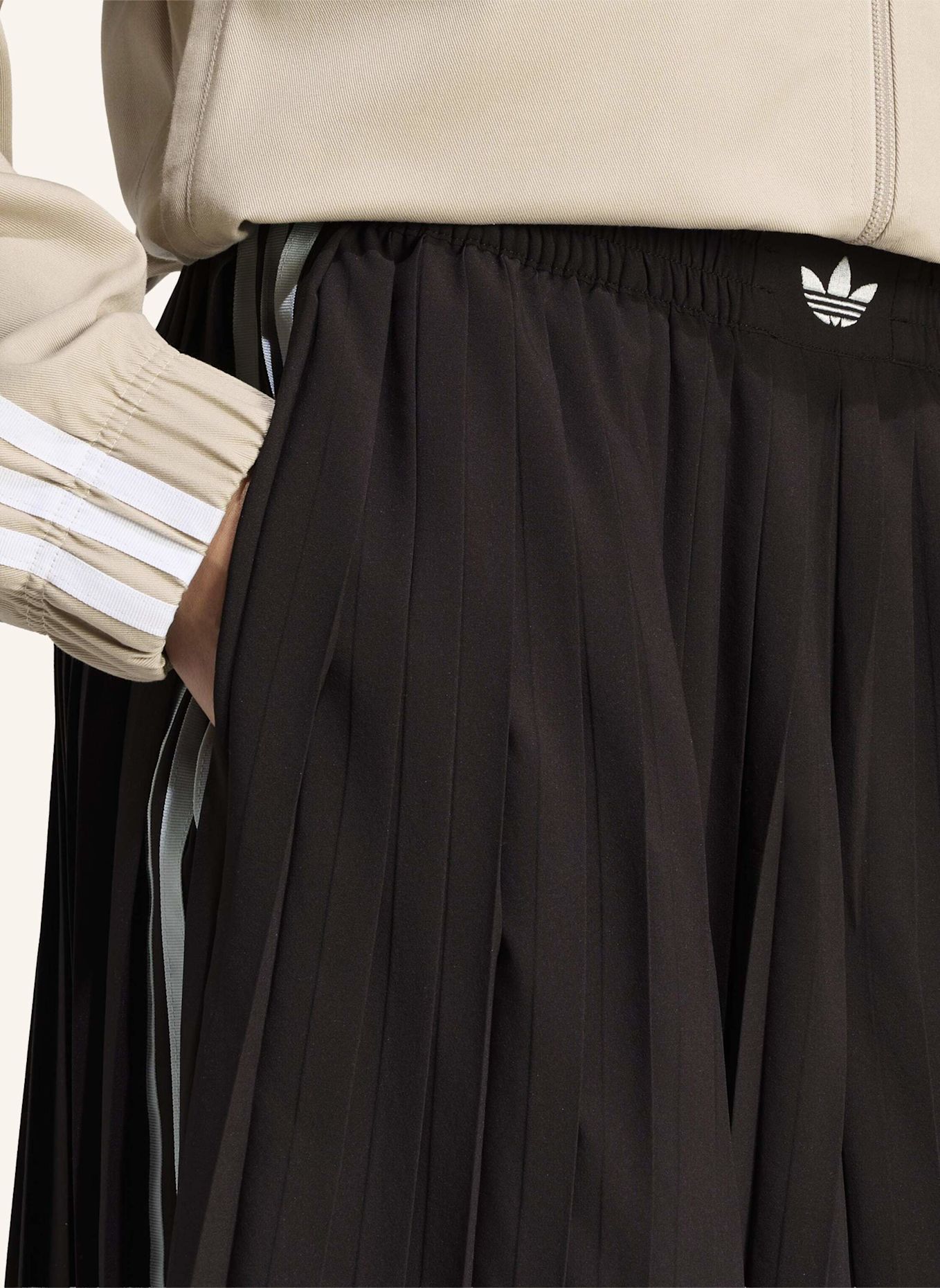 adidas Originals 3S TRAININGSHOSE, PLISSIERT: BRAUN
