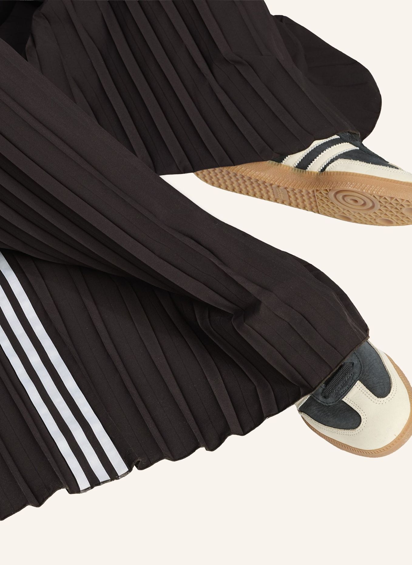 adidas Originals 3S TRAININGSHOSE, PLISSIERT: BRAUN