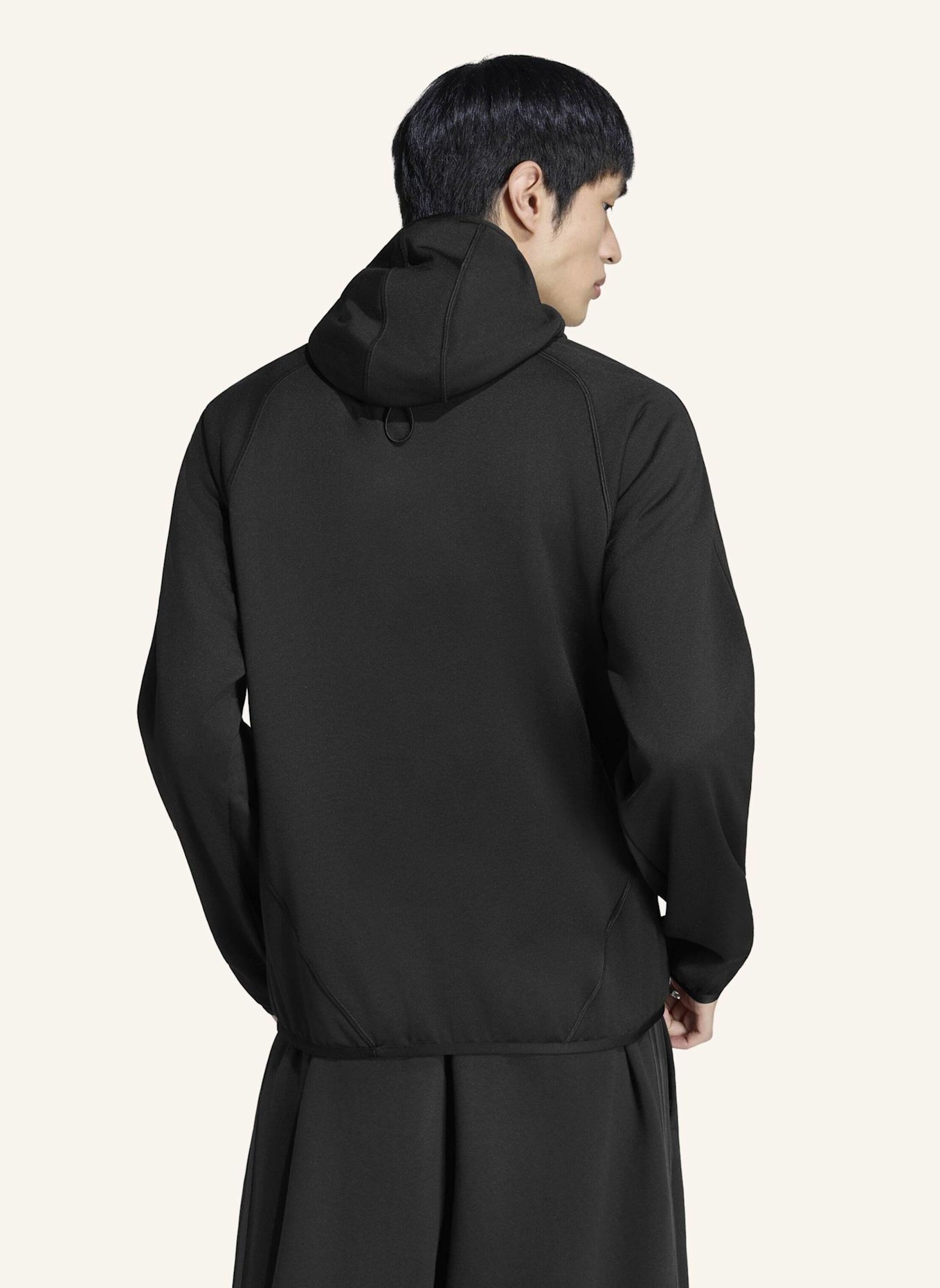 adidas Originals TEAMGEIST 26 CUTLINE BALAKLAVA HOODIE: SCHWARZ