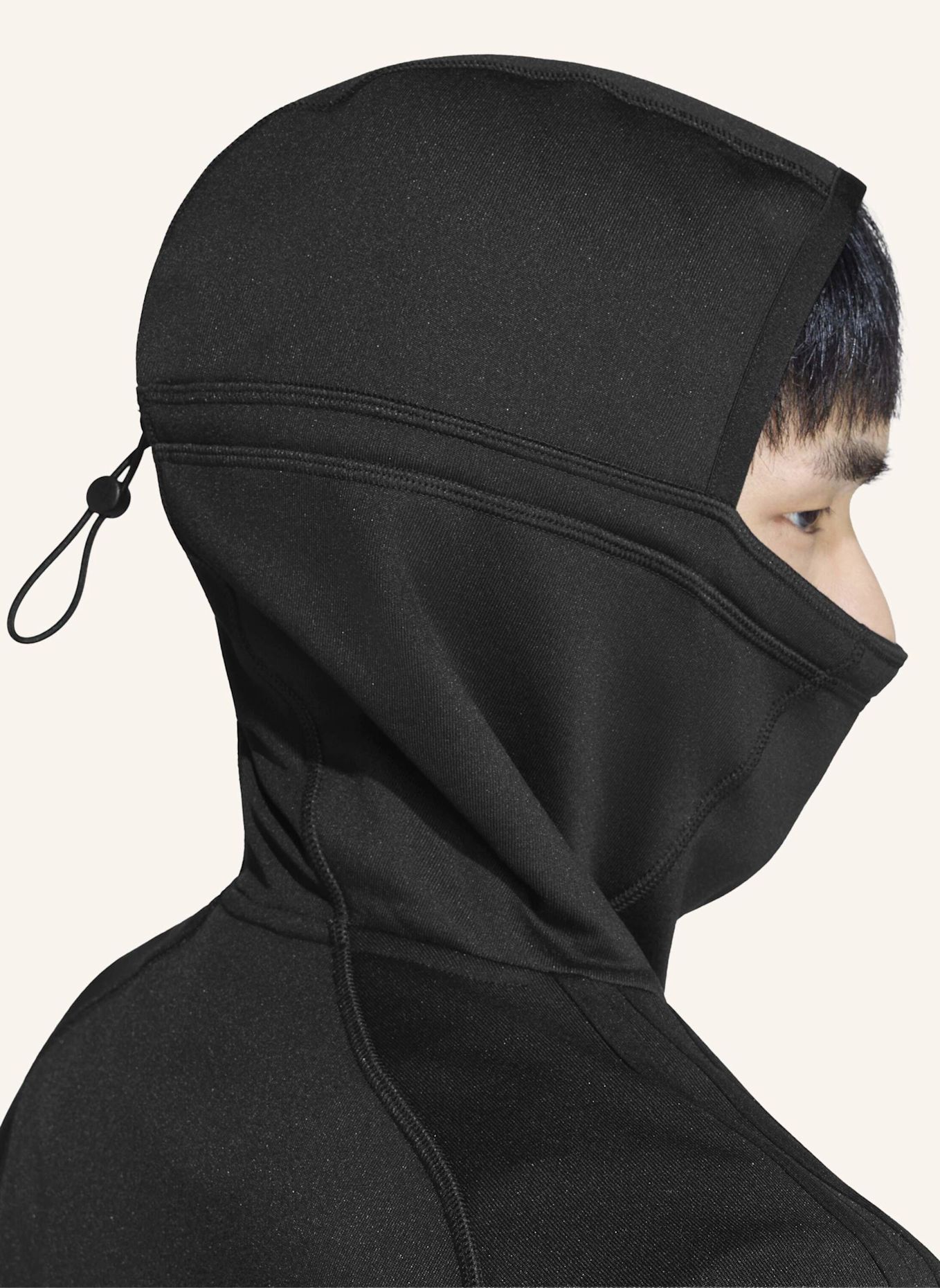 adidas Originals TEAMGEIST 26 CUTLINE BALAKLAVA HOODIE: SCHWARZ