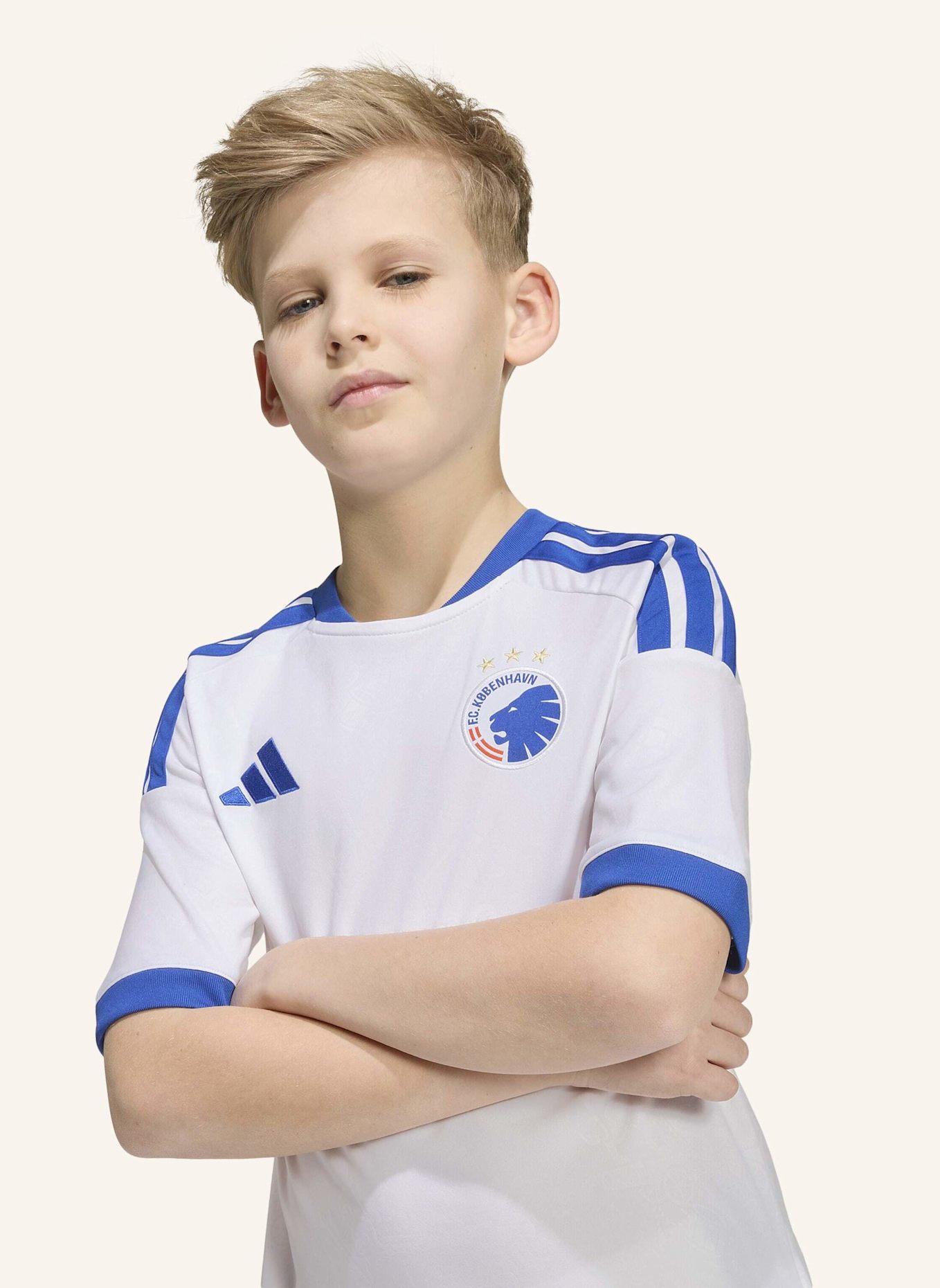 adidas FC KOPENHAGEN 26/27 KIDS HEIMTRIKOT: WEISS