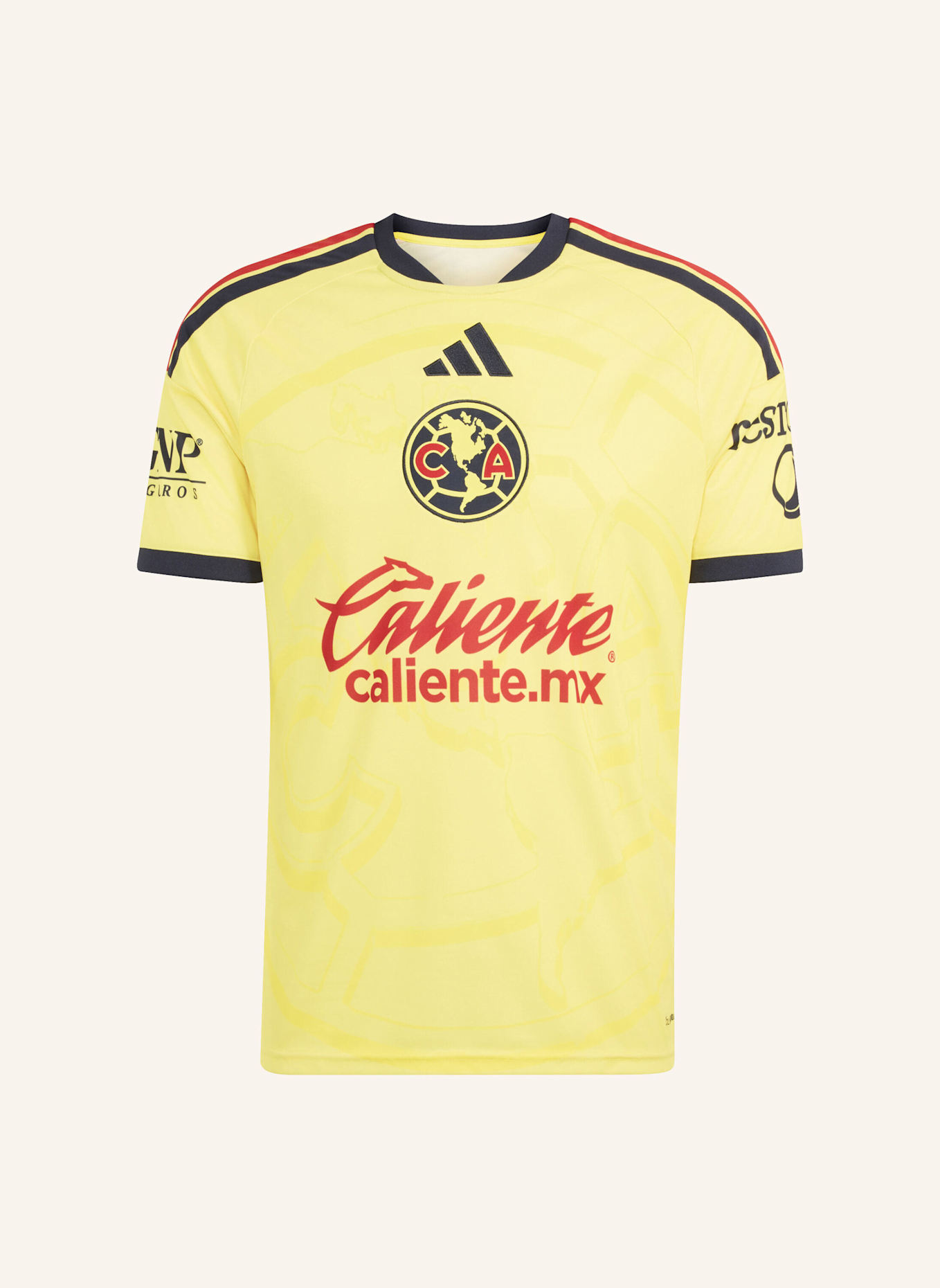 adidas CLUB AMERICA 26/27 HEIMTRIKOT: GELB/ BLAU