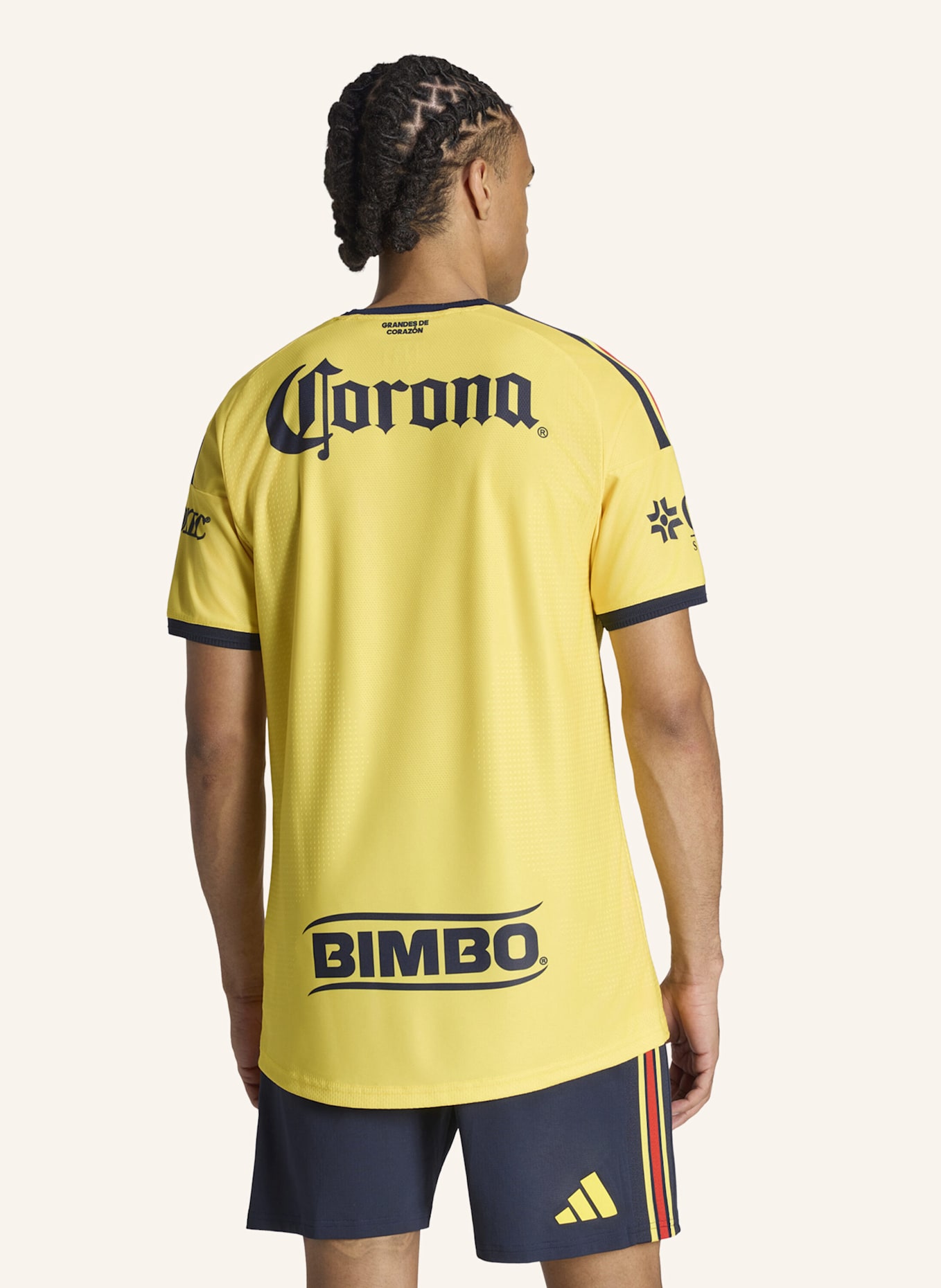 adidas CLUB AMÉRICA 26/27 AUTHENTIC HEIMTRIKOT: GELB/ BLAU