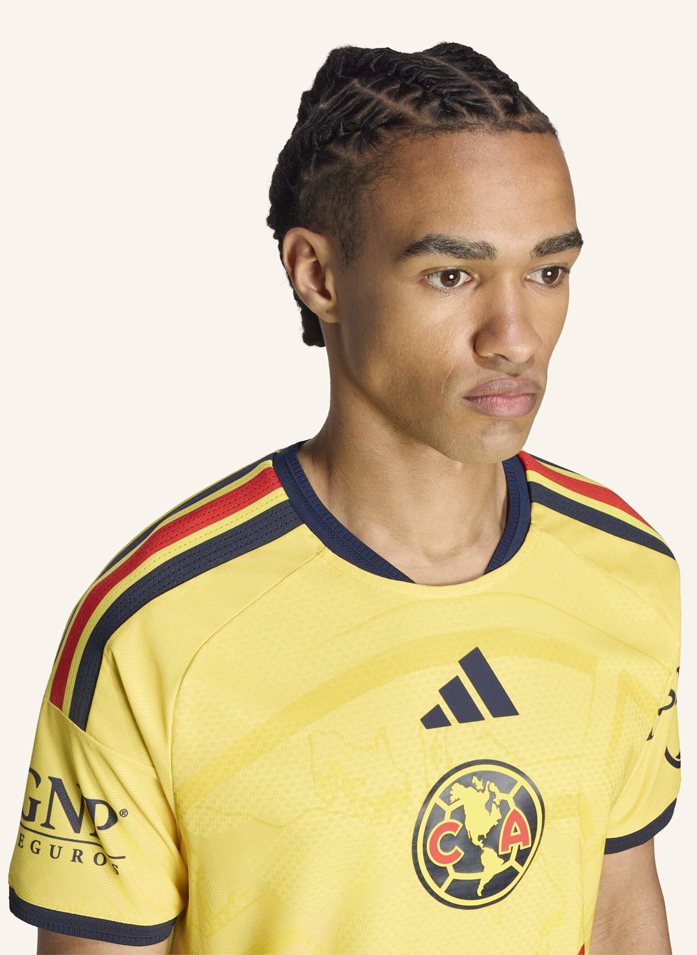 adidas CLUB AMÉRICA 26/27 AUTHENTIC HEIMTRIKOT: GELB/ BLAU
