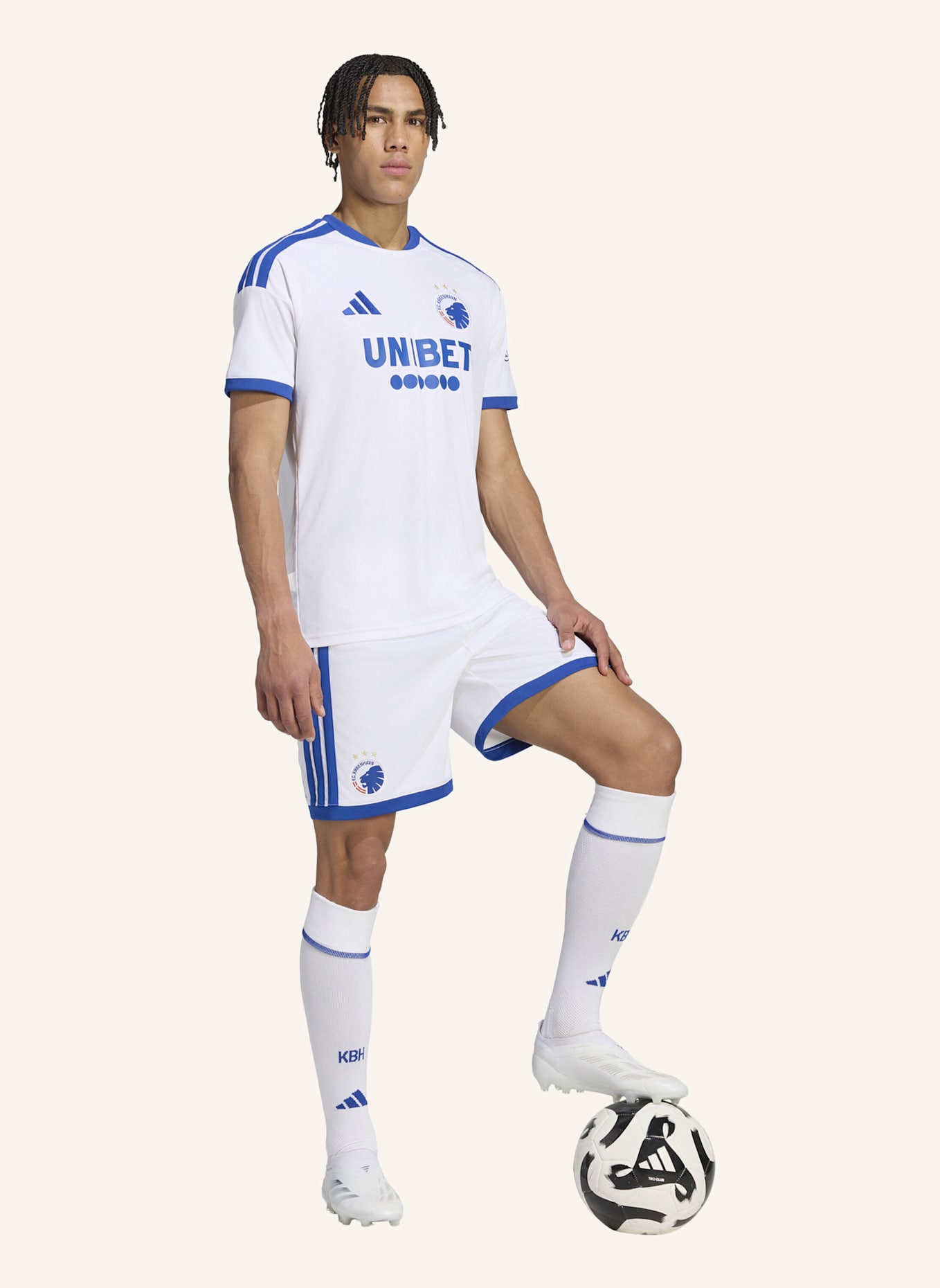 adidas FC KOPENHAGEN 26/27 HEIMTRIKOT: WEISS