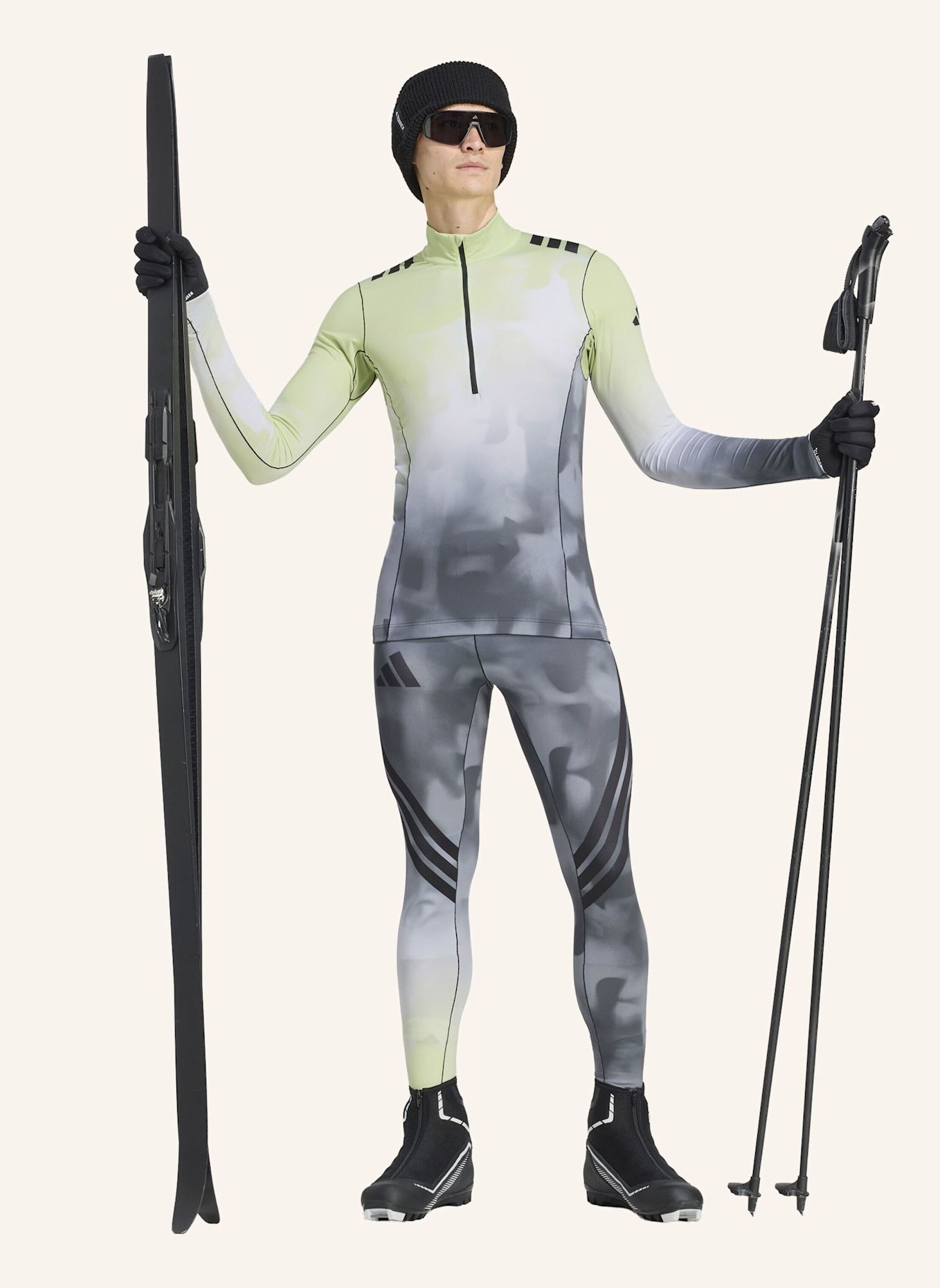 adidas TERREX TERREX XPERIOR PRO X-COUNTRY C-SKI OBERTEIL: GELB / HELLGELB