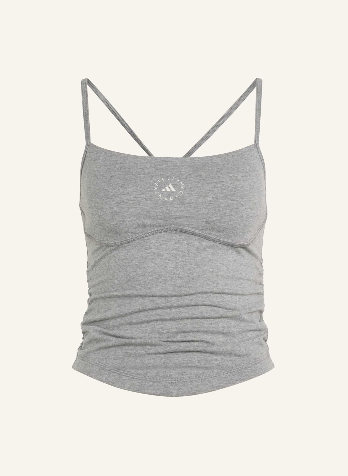 adidas by Stella McCartney ADIDAS BY STELLA MCCARTNEY STUDIO CROP-TOP: BRAUN