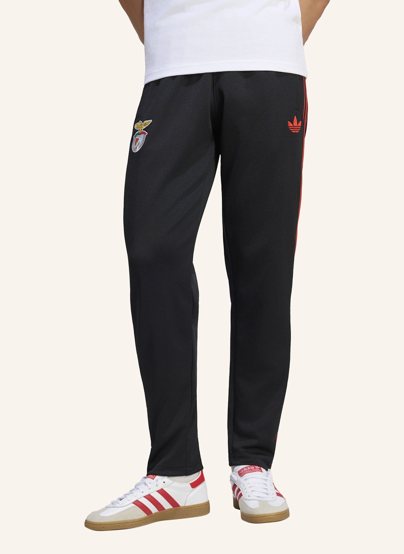 adidas BENFICA LISSABON ORIGINALS TRAININGSHOSE: SCHWARZ