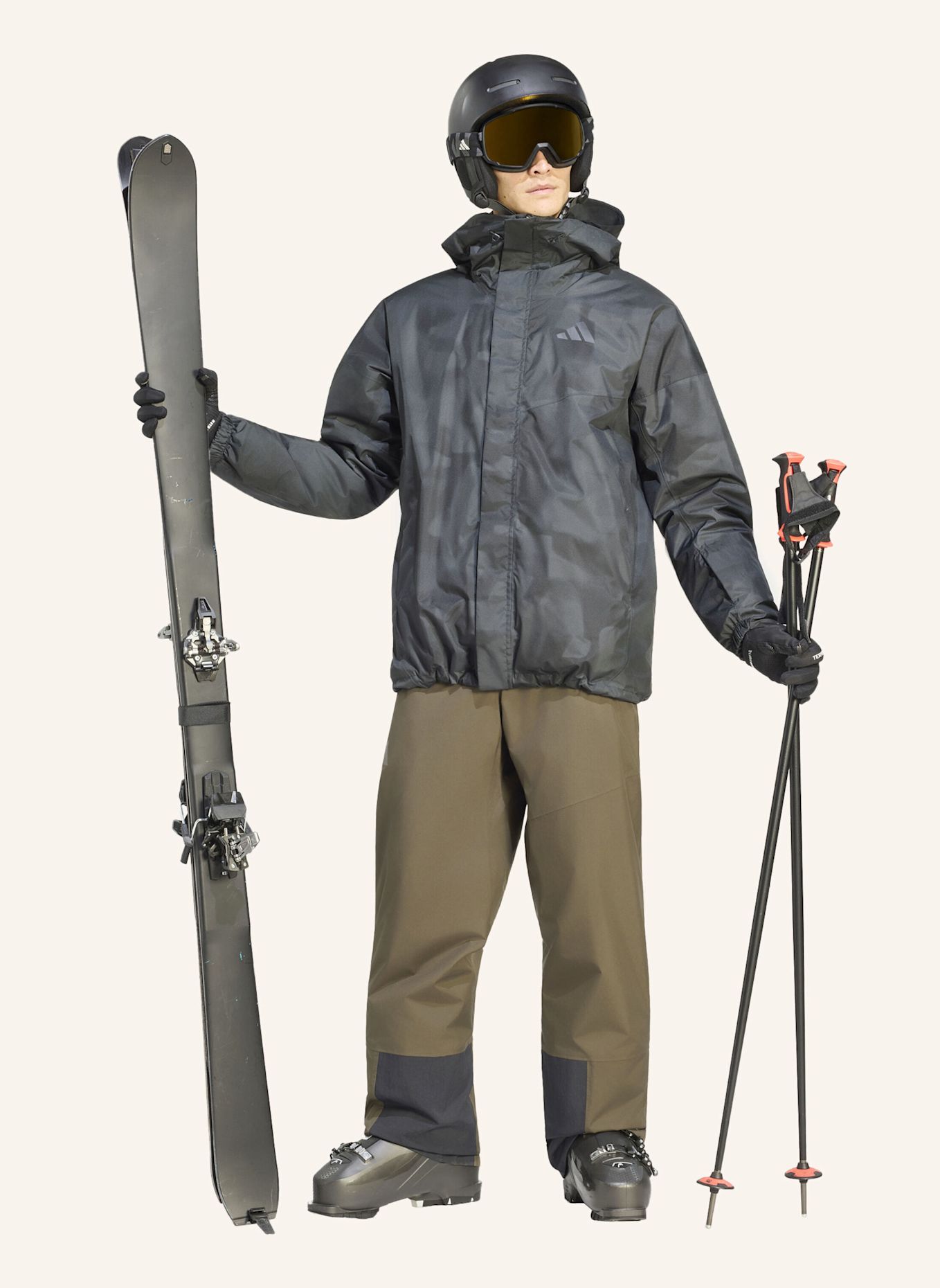 adidas TERREX TERREX MULTI HOSE, 2-LAGIG, CLIMAPROOF, ISOLIERT: GRÜN