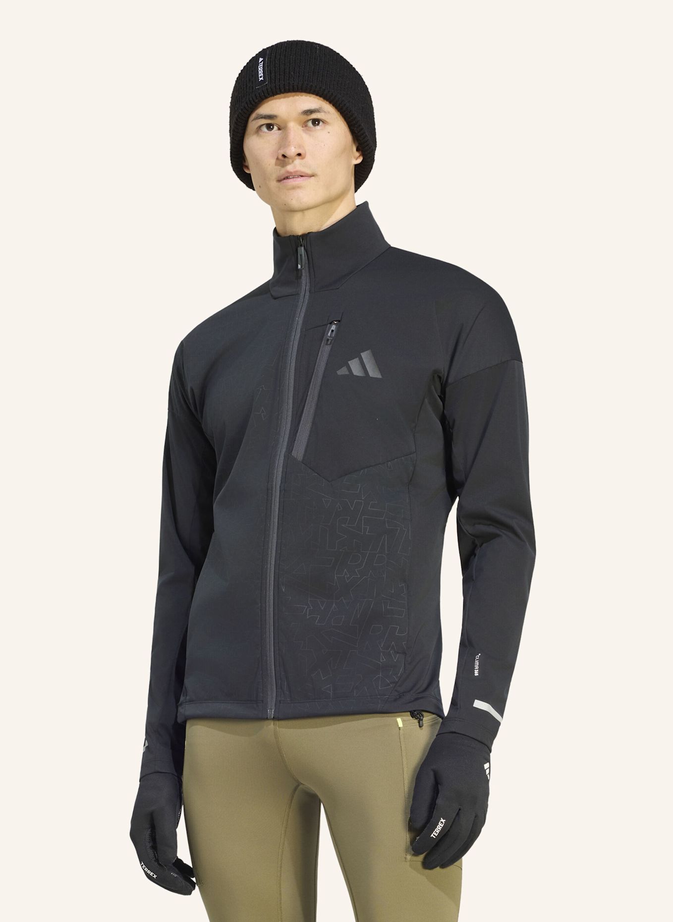 adidas TERREX TERREX XPERIOR CROSS COUNTRY-SKI SOFTSHELL-JACKE: SCHWARZ