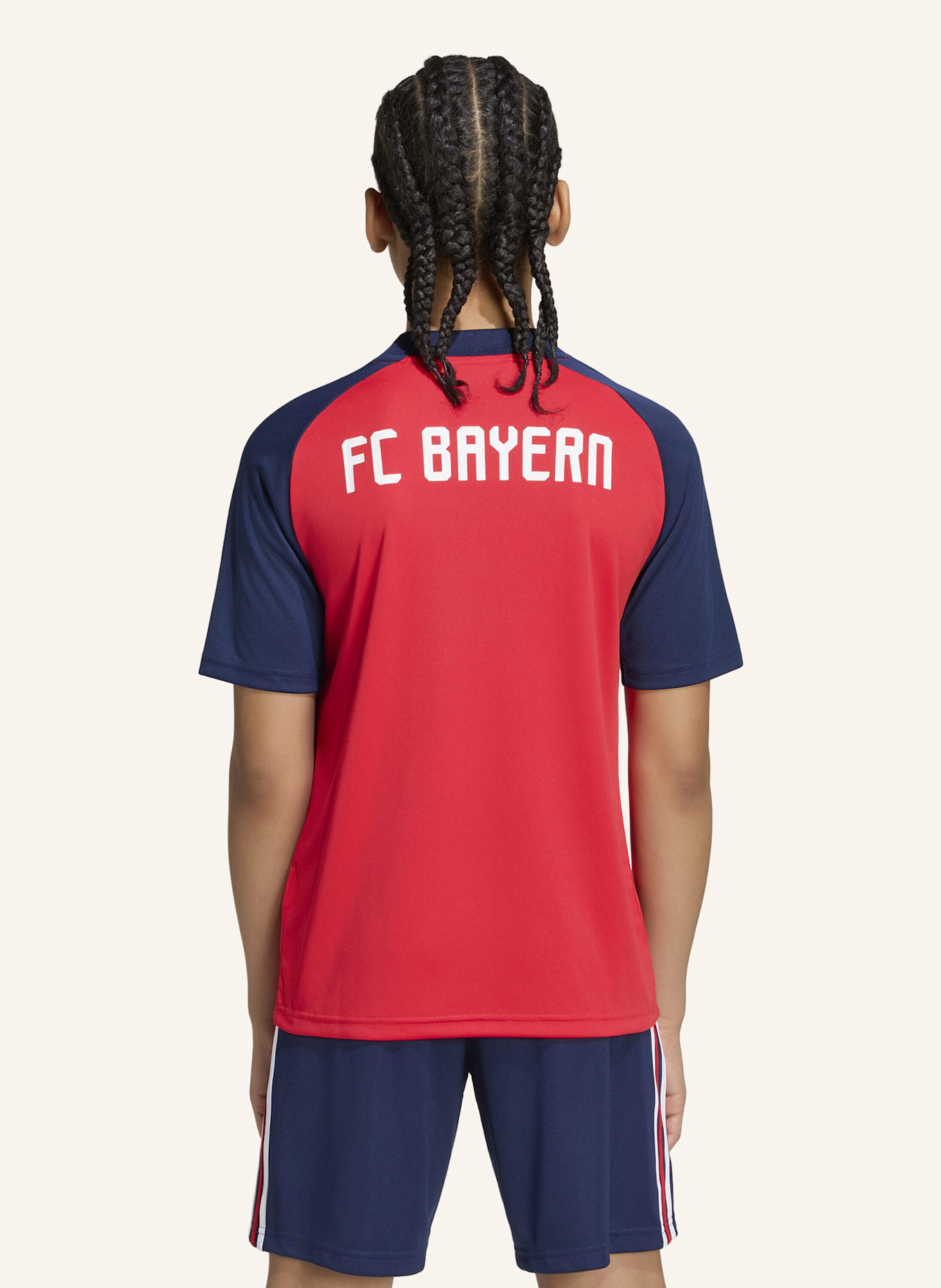 adidas FC BAYERN MÜNCHEN 26/27 KIDS PRE-MATCH TRIKOT: ROT