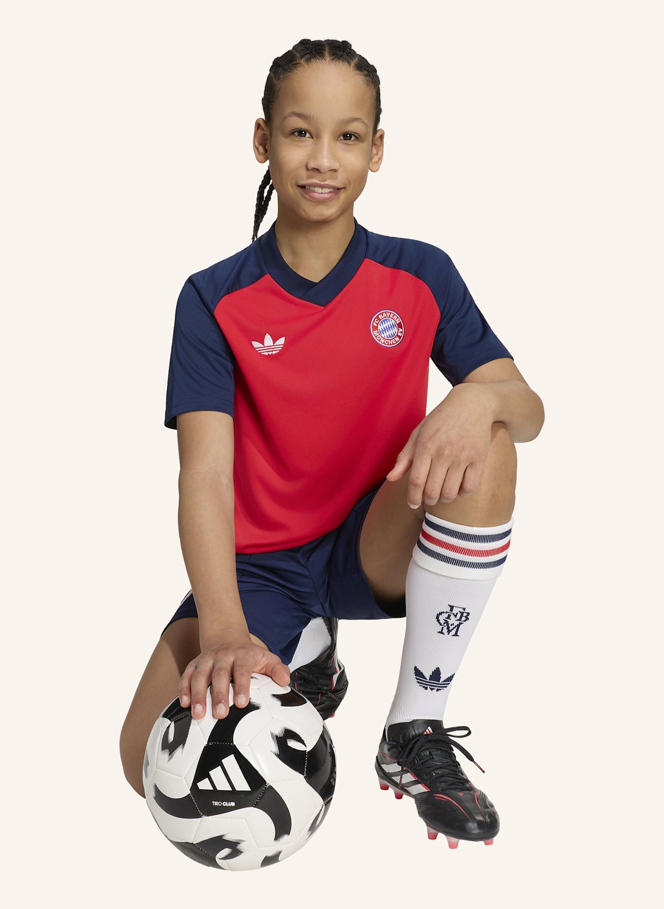 adidas FC BAYERN MÜNCHEN 26/27 KIDS PRE-MATCH TRIKOT: ROT
