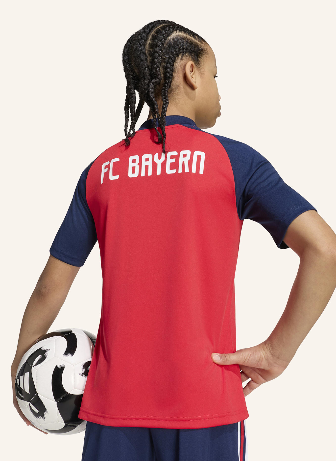 adidas FC BAYERN MÜNCHEN 26/27 KIDS PRE-MATCH TRIKOT: ROT