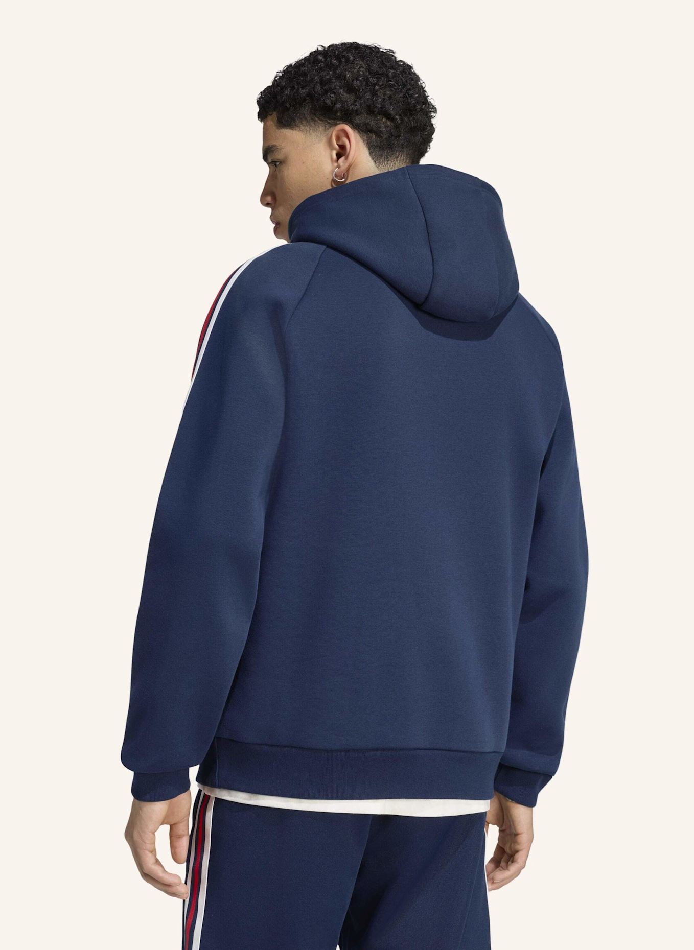 adidas FC BAYERN MÜNCHEN OG HOODIE: BLAU/ WEISS