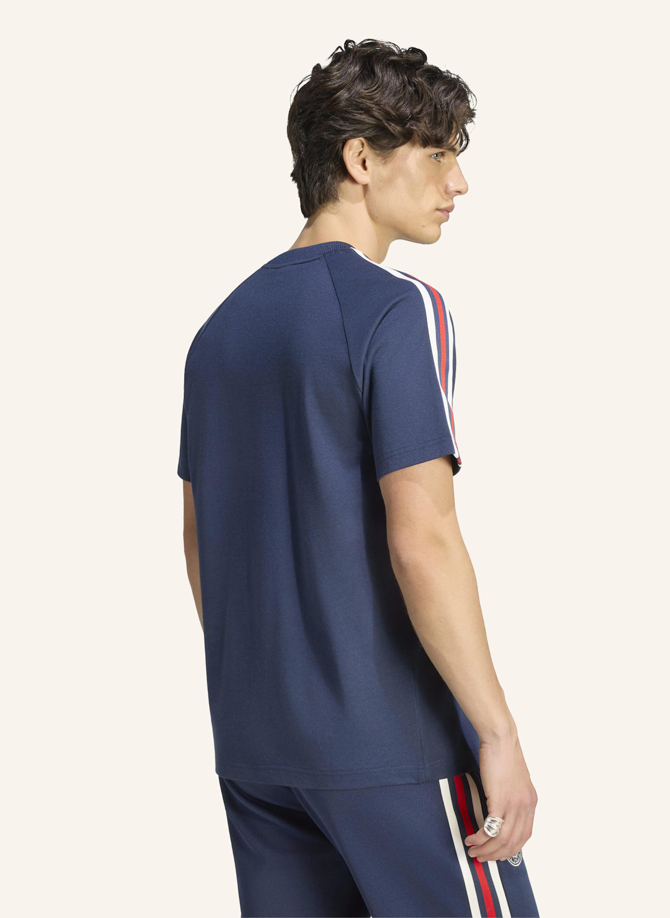 adidas FC BAYERN MÜNCHEN OG T-SHIRT: BLAU/ WEISS