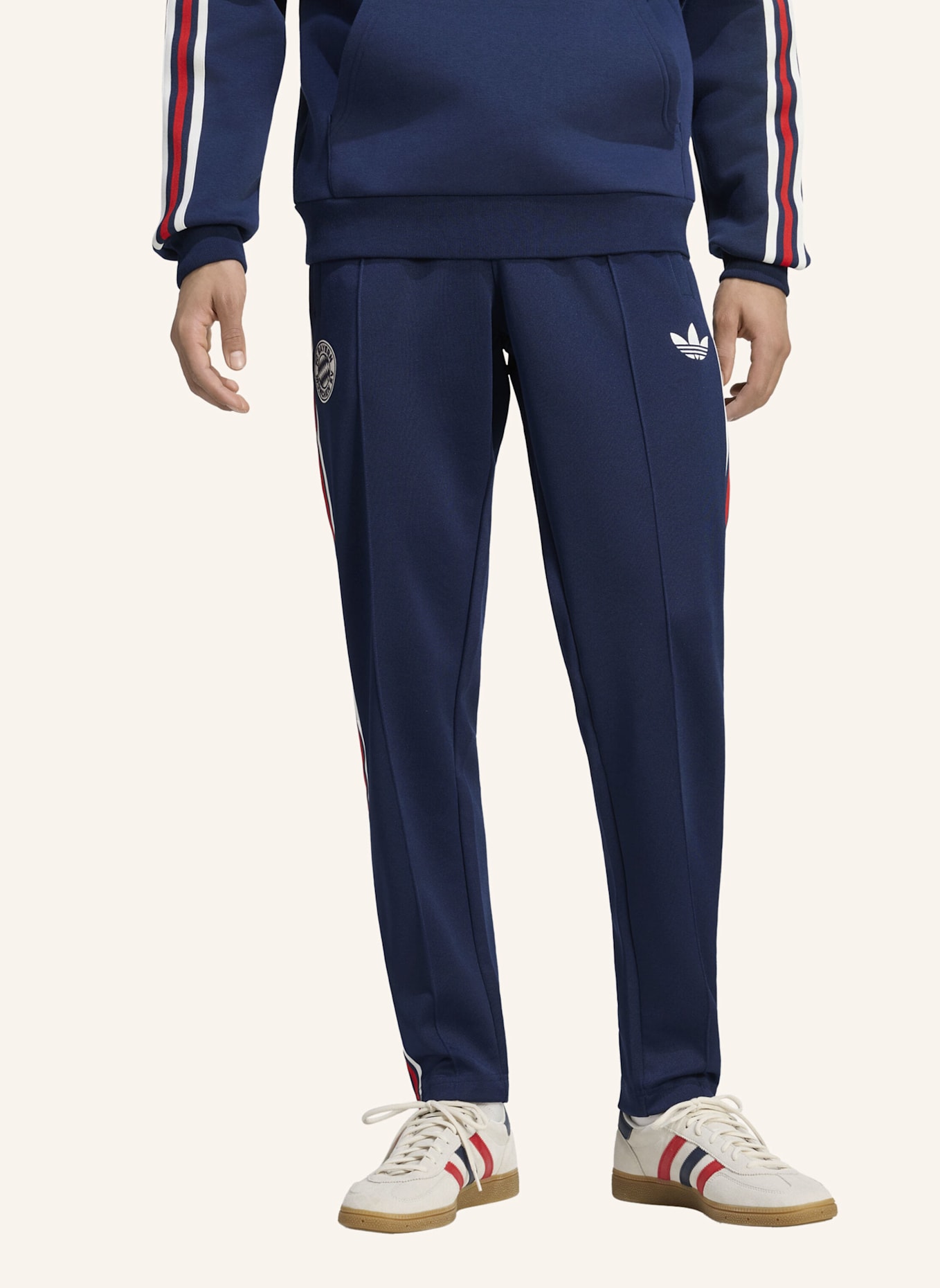 adidas FC BAYERN MÜNCHEN OG TRAININGSHOSE: BLAU