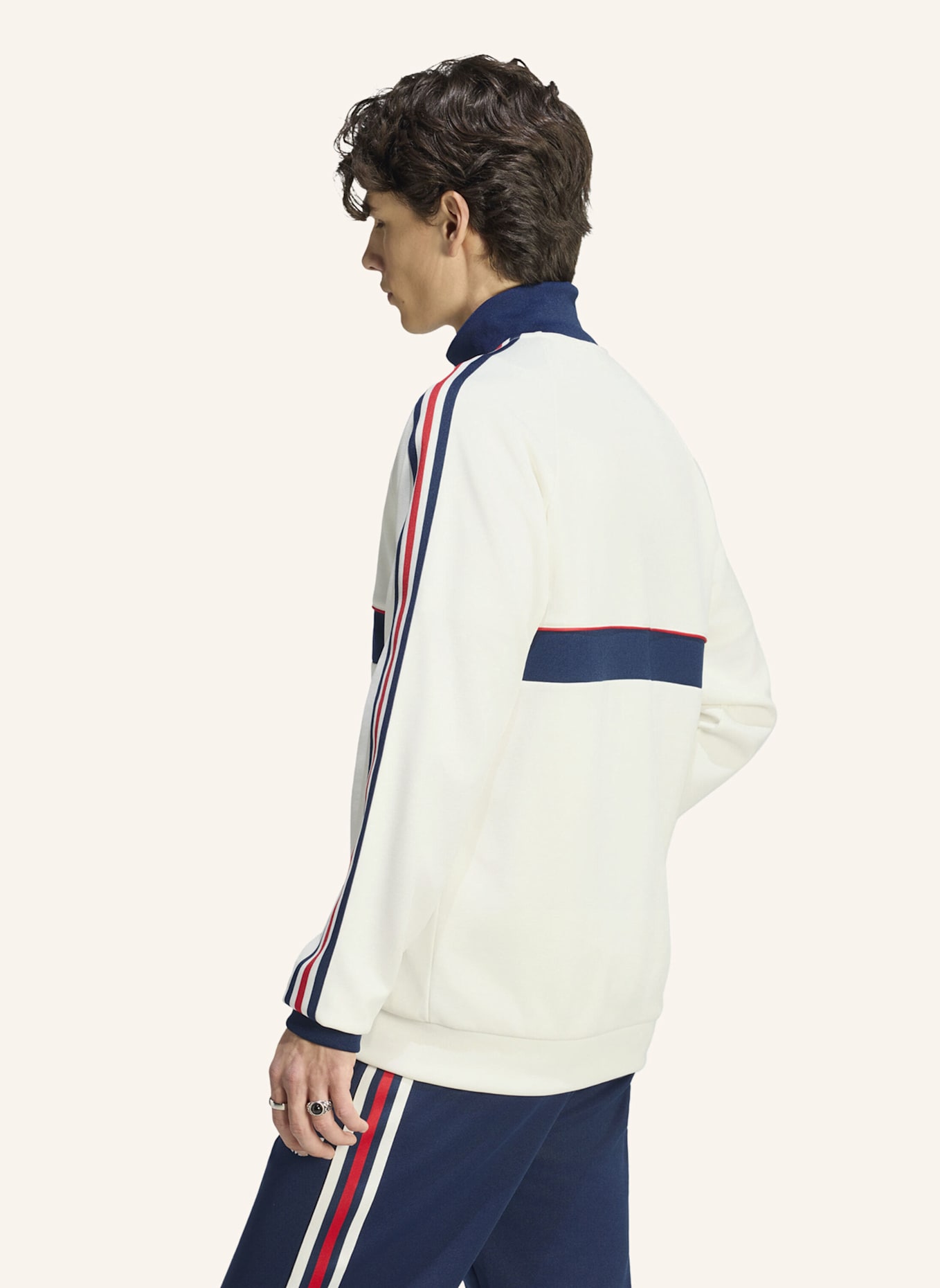 adidas FC BAYERN MÜNCHEN ORIGINALS JACKE: WEISS/ BLAU