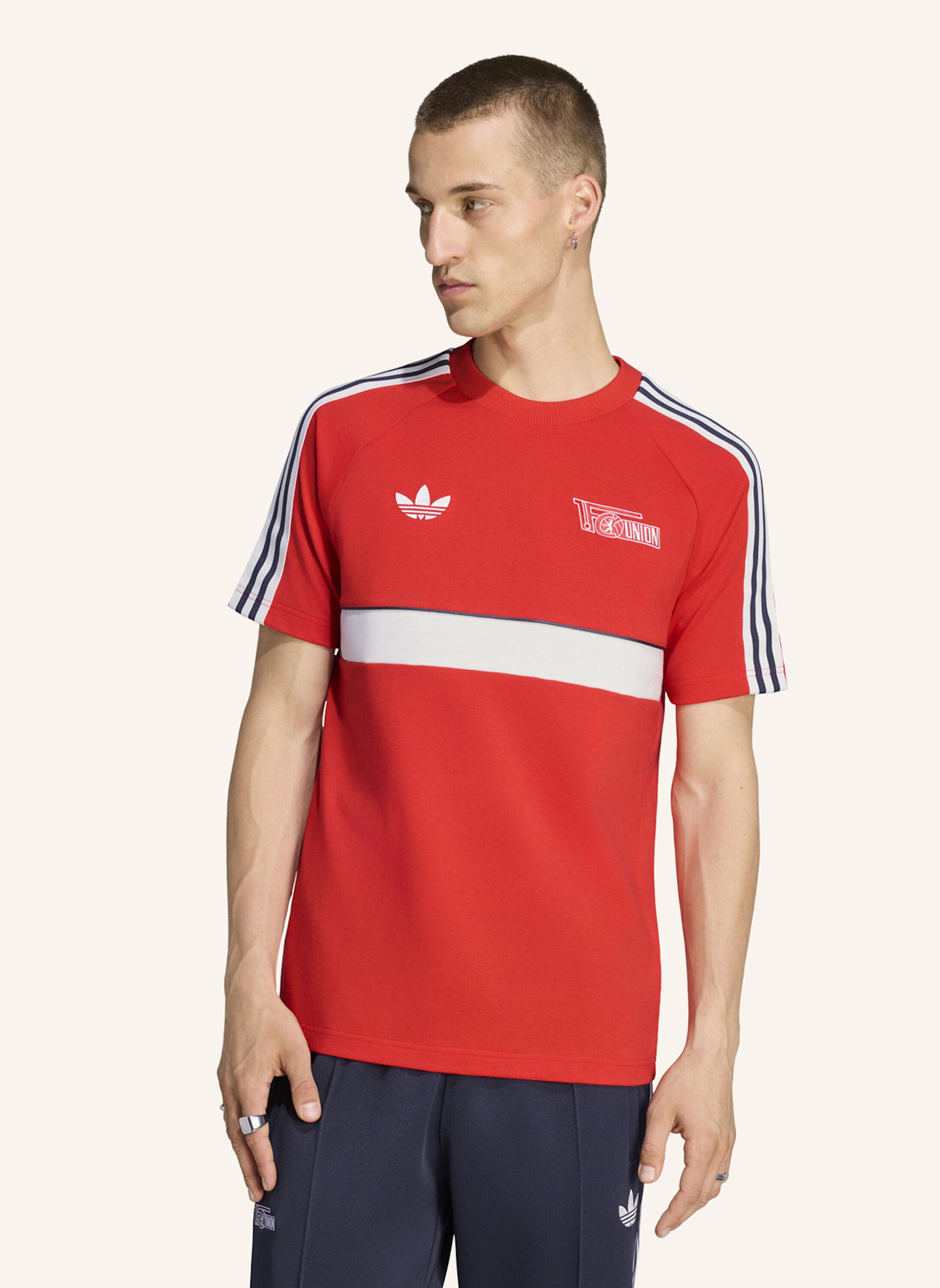 adidas UNION BERLIN ORIGINALS T-SHIRT: ROT