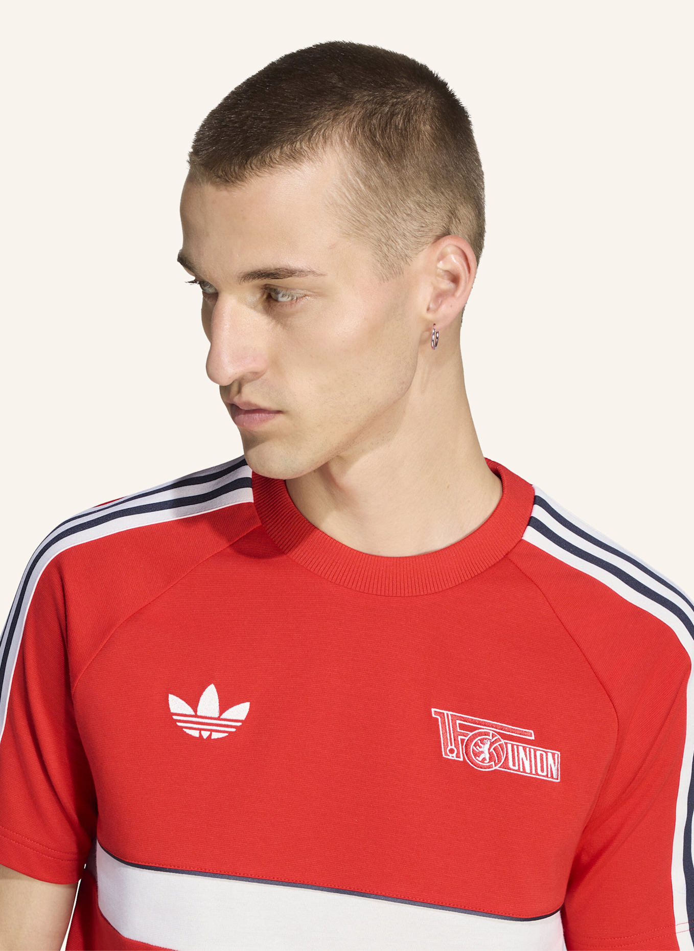 adidas UNION BERLIN ORIGINALS T-SHIRT: ROT
