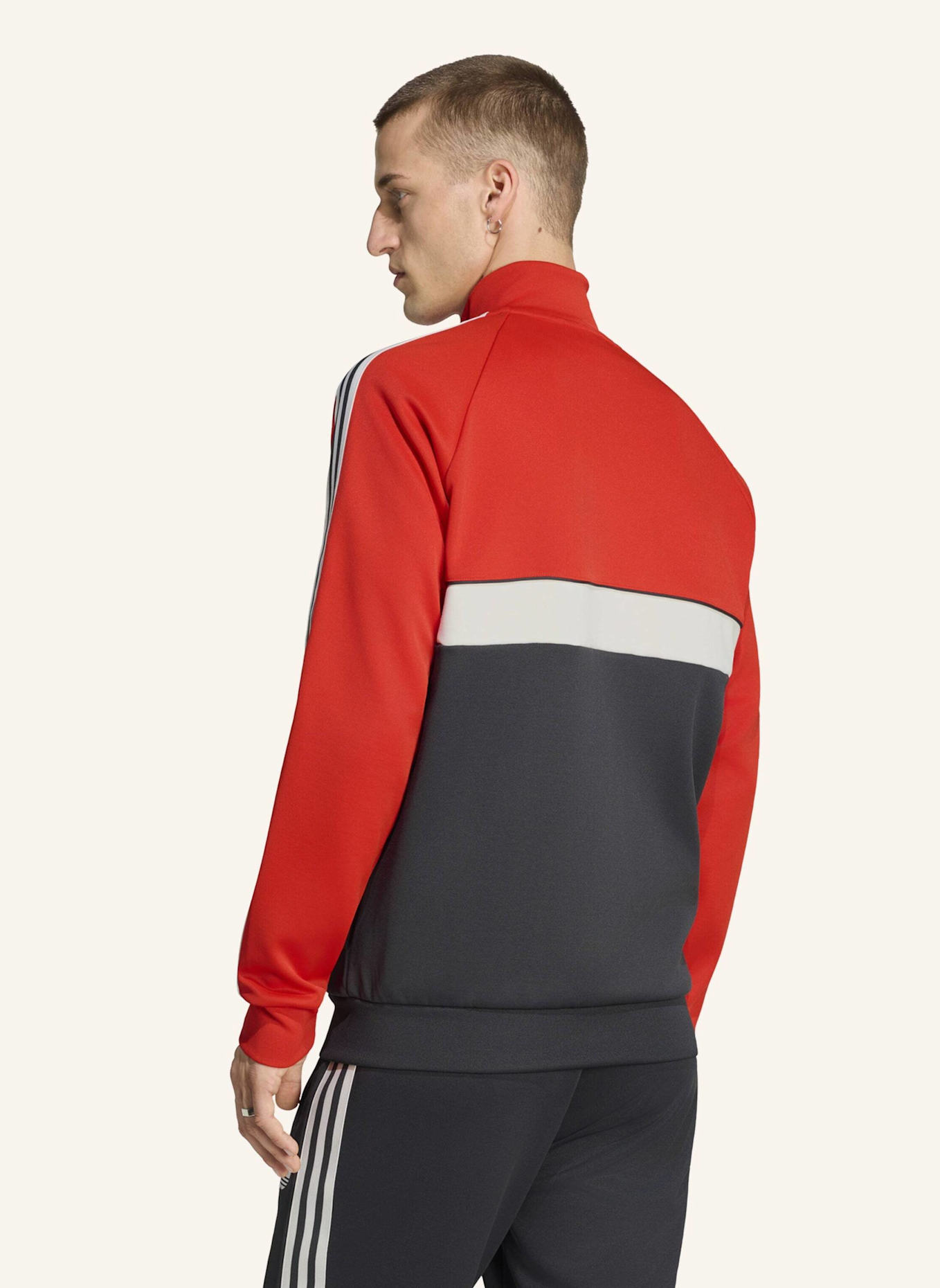 adidas UNION BERLIN ORIGINALS TRACK TOP: ROT/ GRAU