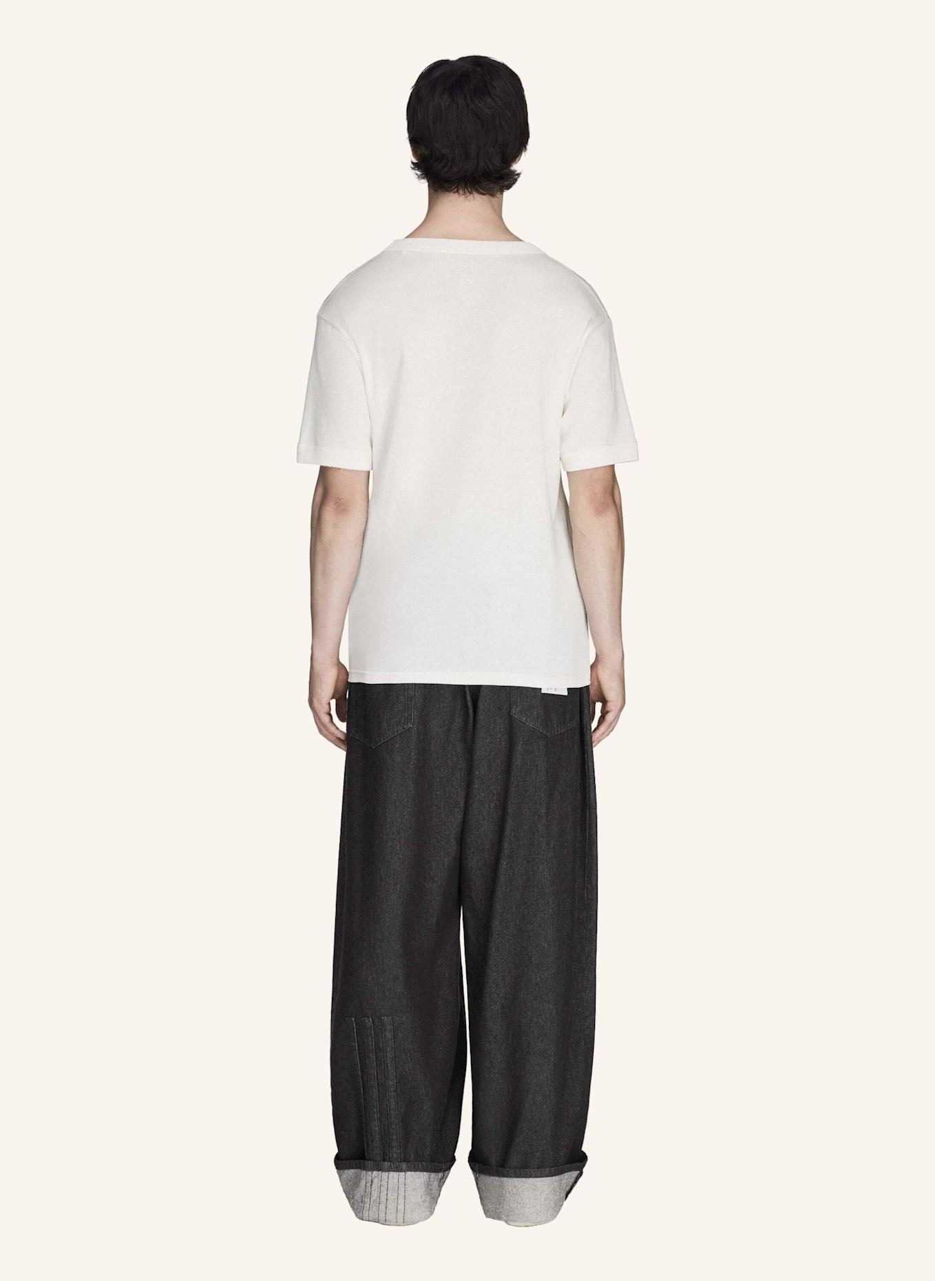 Y-3 Y-3 DENIM HOSE: SCHWARZ