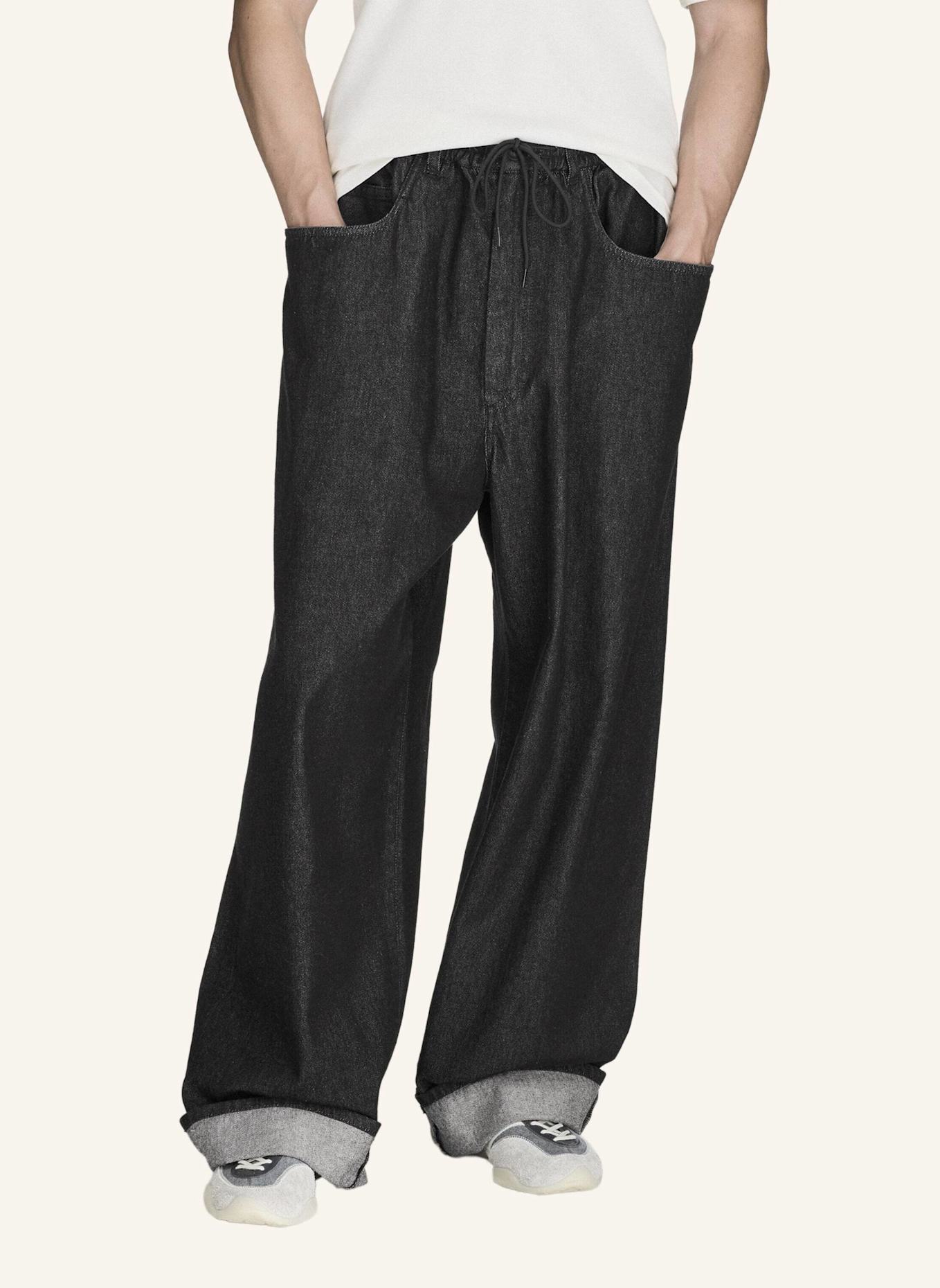 Y-3 Y-3 DENIM HOSE: SCHWARZ