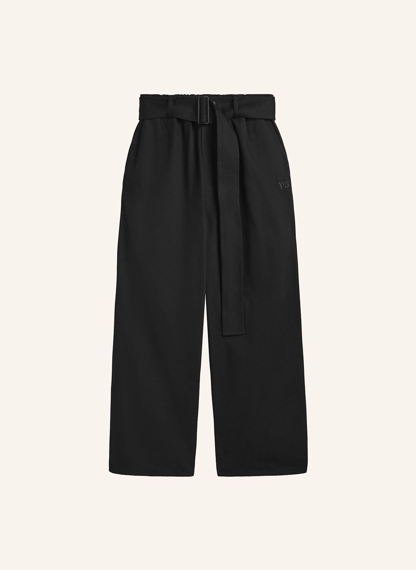 Y-3 Y-3 TWILL UTILITY-HOSE: SCHWARZ