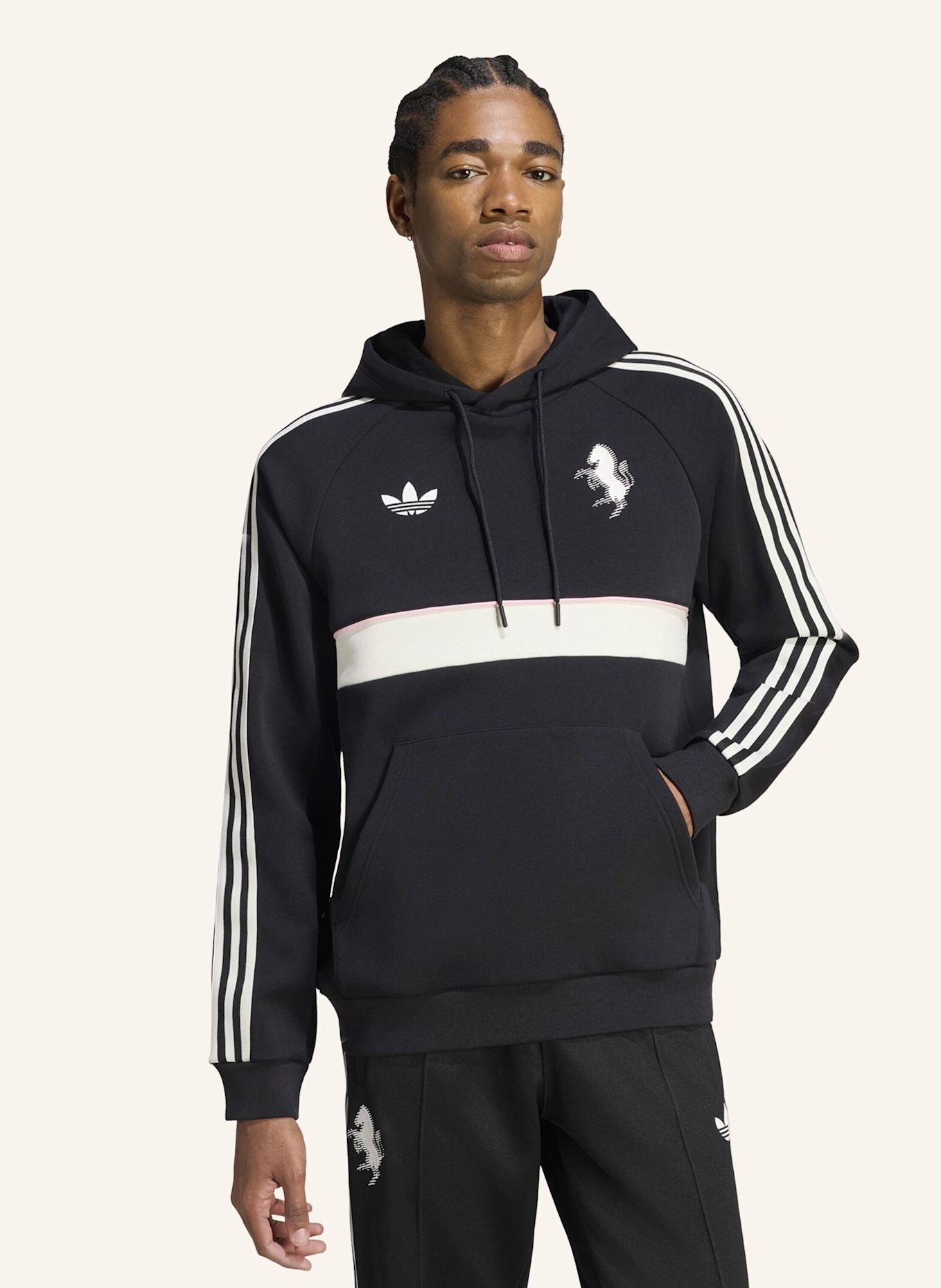 adidas JUVENTUS TURIN OG HOODIE: SCHWARZ