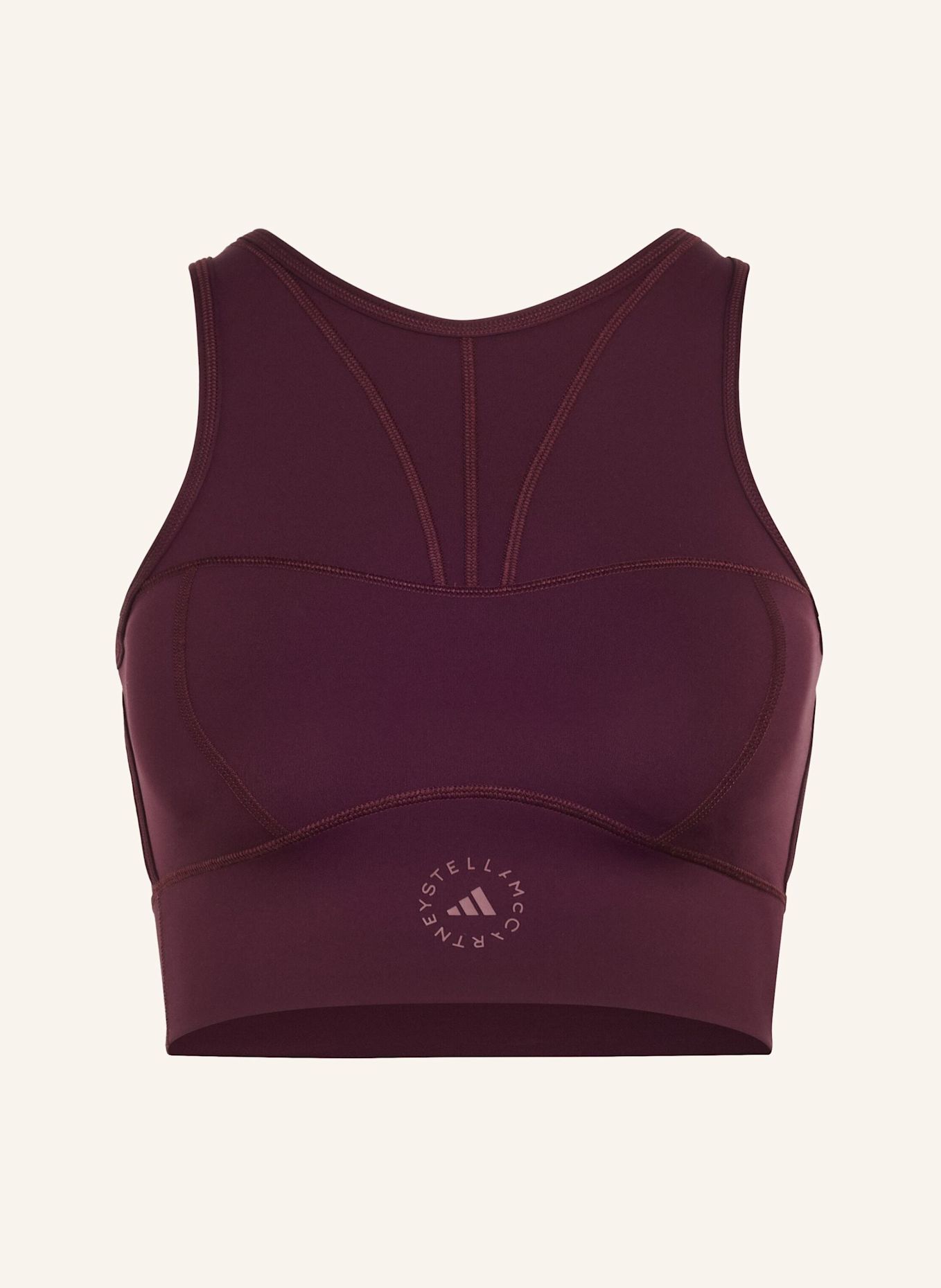 adidas by Stella McCartney Cropped-Top ADIDAS BY STELLA MCCARTNEY: ROT