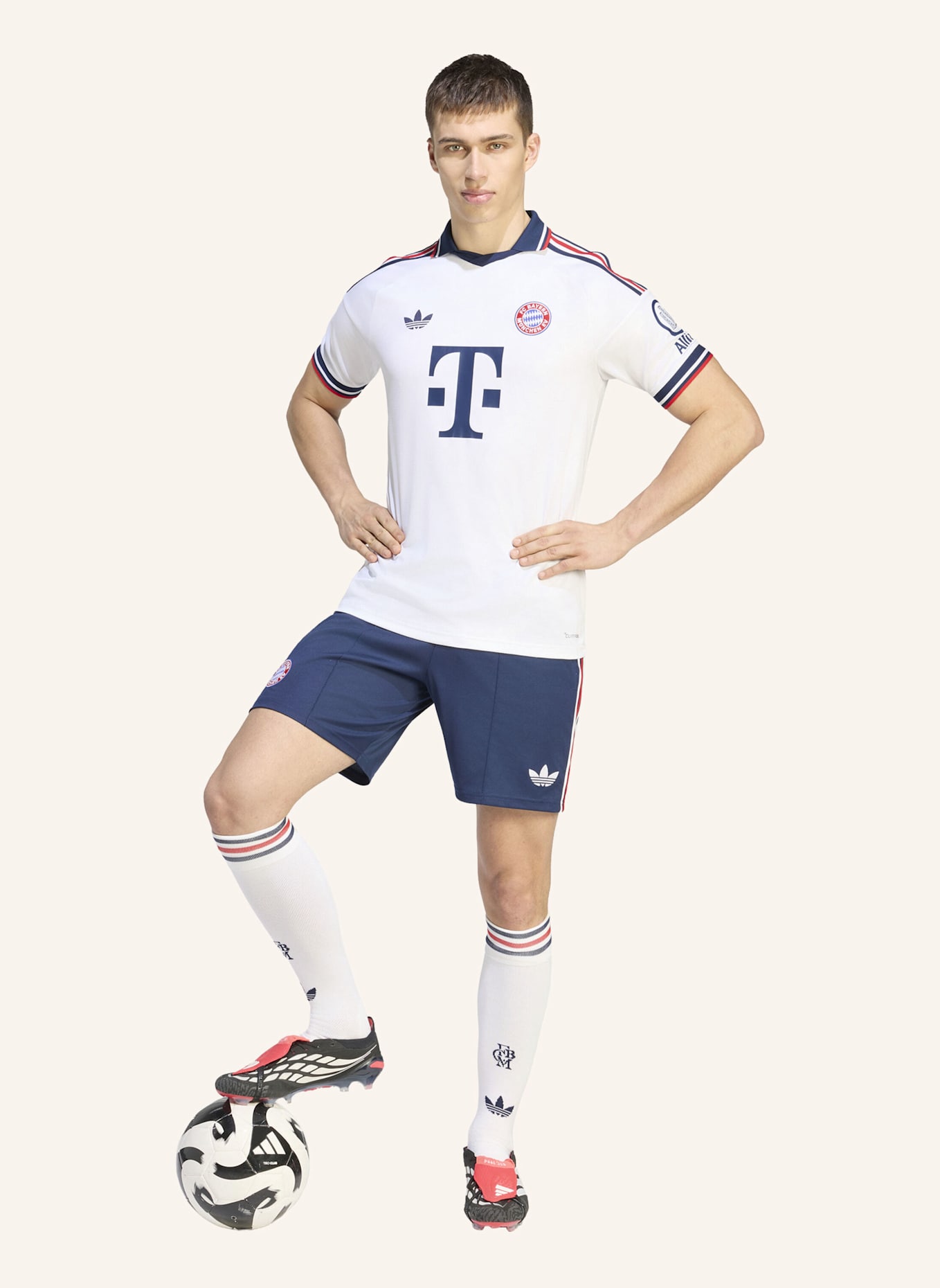 adidas FC BAYERN MÜNCHEN 26/27 AUSWÄRTSTRIKOT: WEISS