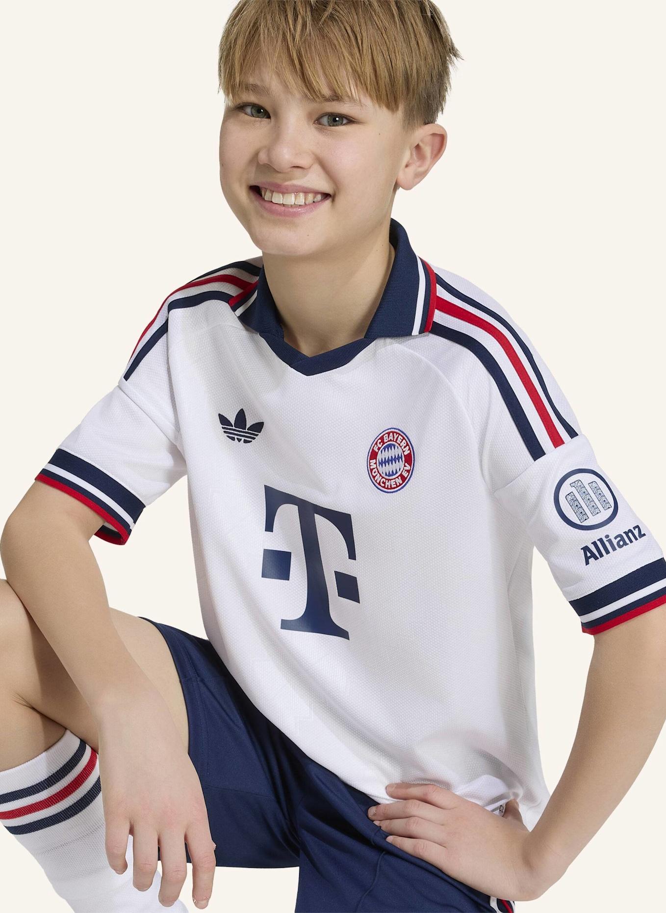 adidas FC BAYERN MÜNCHEN 26/27 KIDS AUSWÄRTSTRIKOT: WEISS