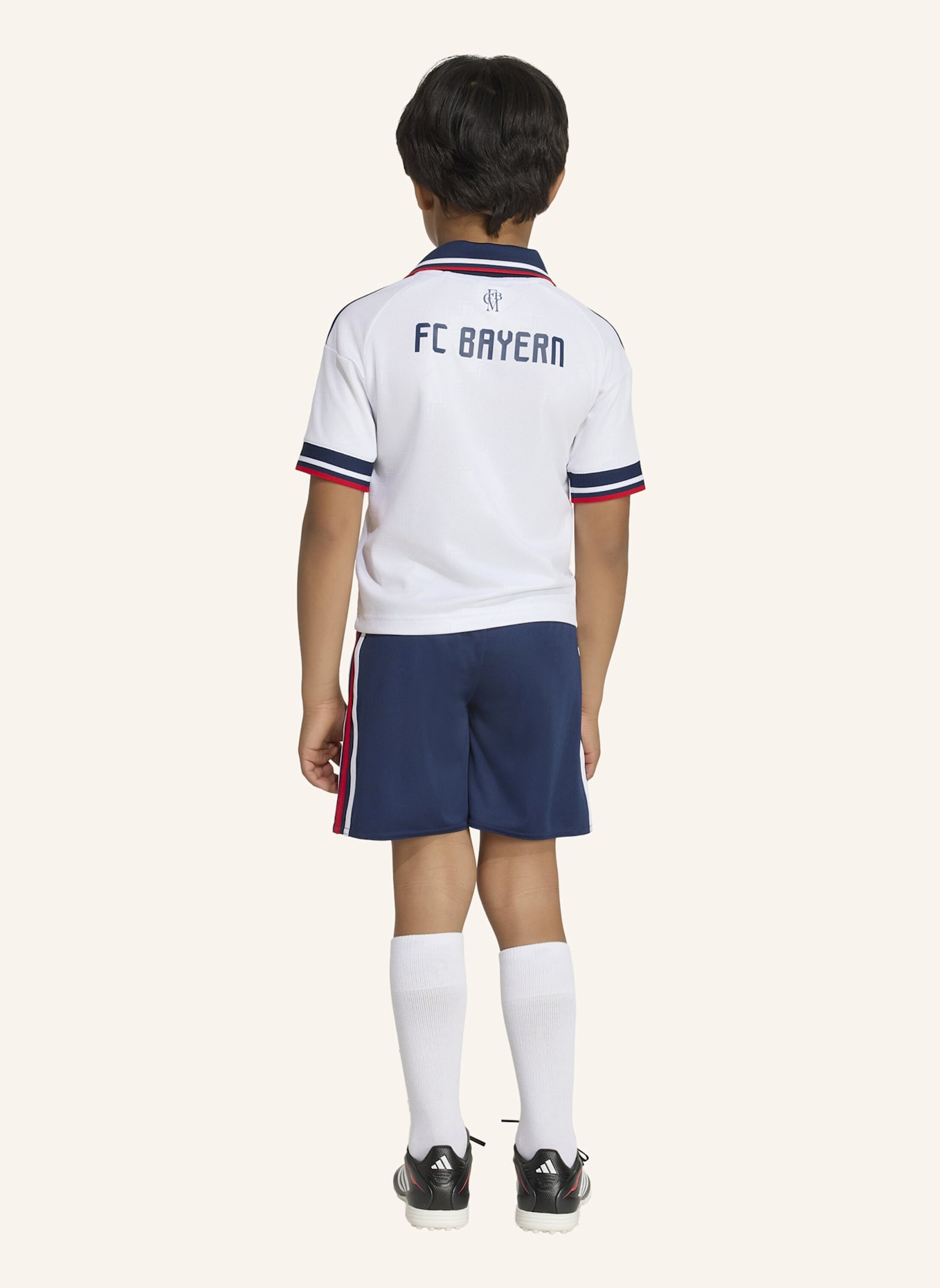 adidas FC BAYERN MÜNCHEN 26/27 KIDS AUSWÄRTSSET: WEISS