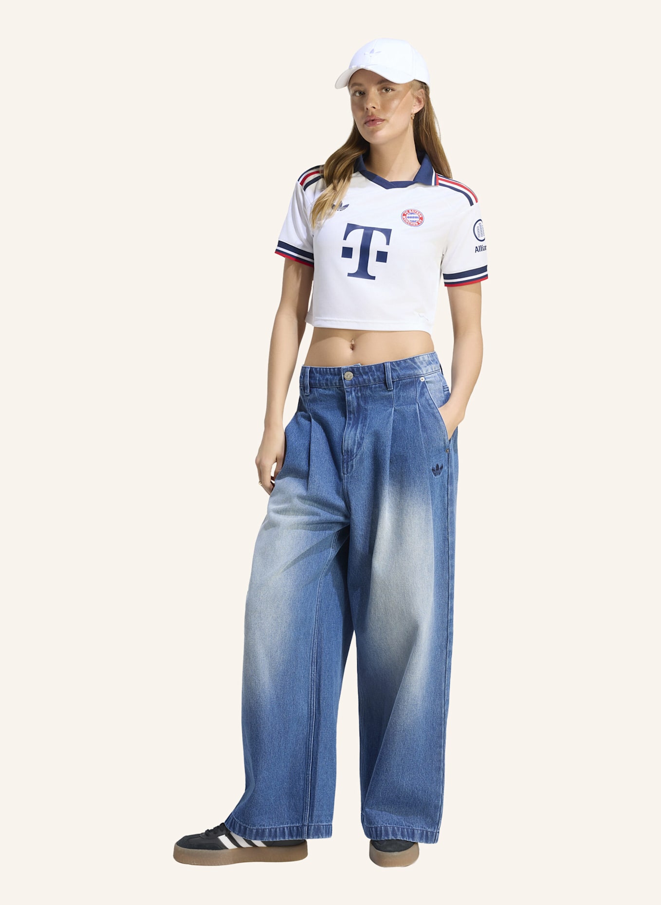 adidas FC BAYERN MÜNCHEN 26/27 AUSWÄRTSTRIKOT, KÜRZER GESCHNITTEN: WEISS