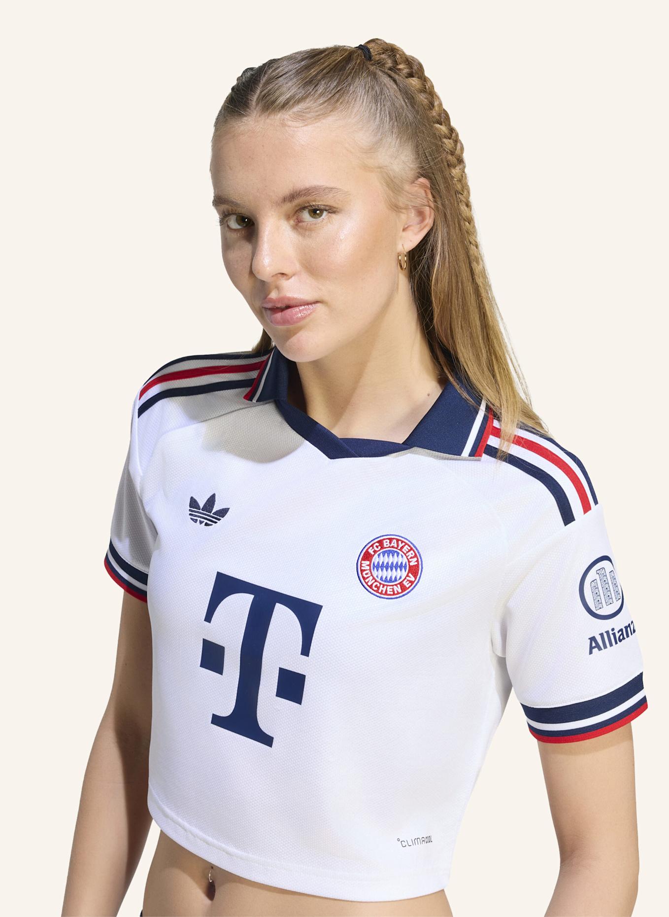 adidas FC BAYERN MÜNCHEN 26/27 AUSWÄRTSTRIKOT, KÜRZER GESCHNITTEN: WEISS