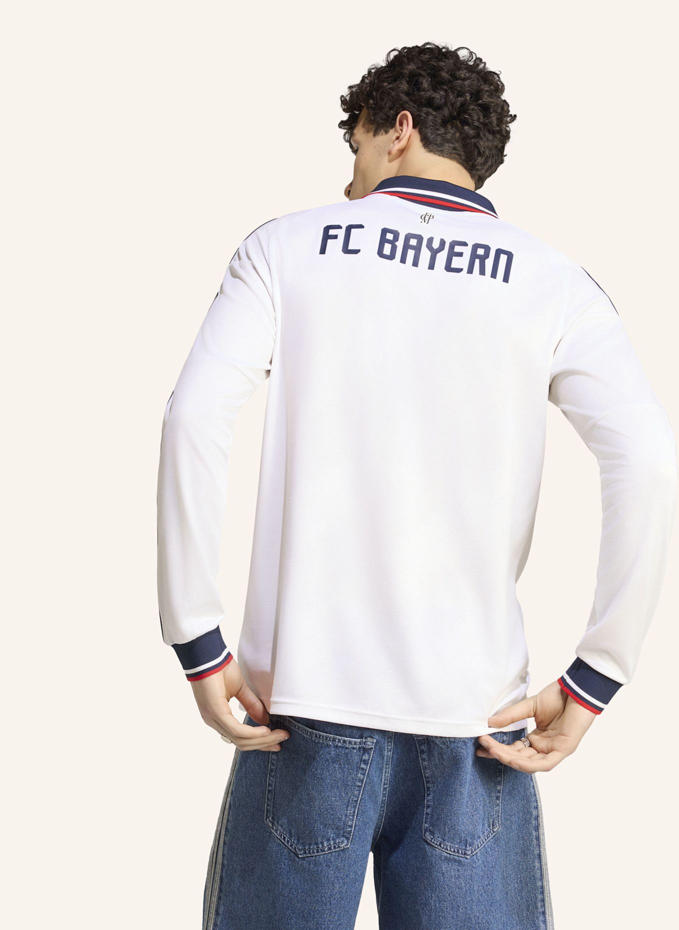 adidas FC BAYERN MÜNCHEN 26/27 AUSWÄRTSTRIKOT, LANGÄRMELIG: WEISS