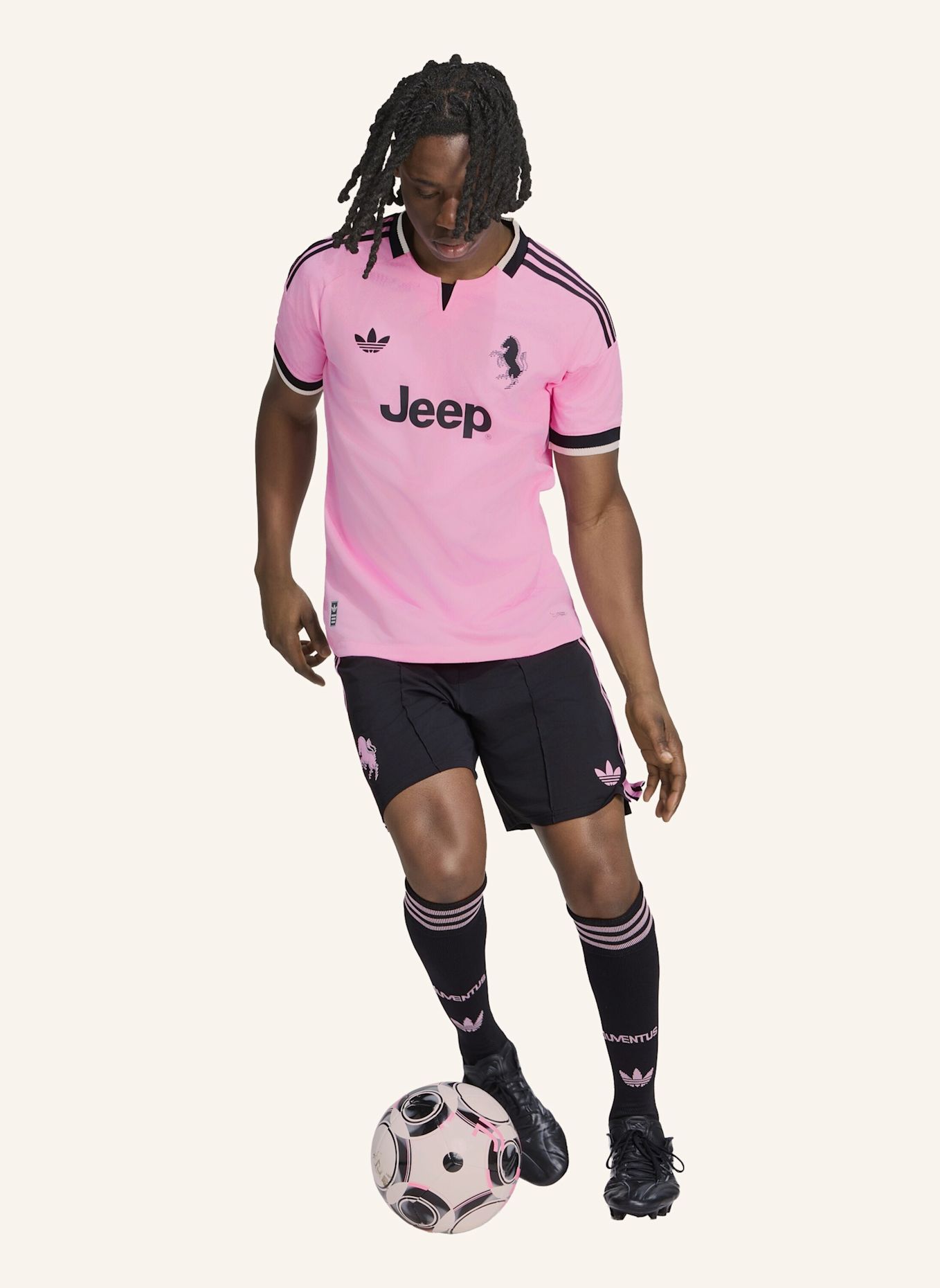 adidas JUVENTUS TURIN 26/27 AUTHENTIC AUSWÄRTSTRIKOT: SCHWARZ