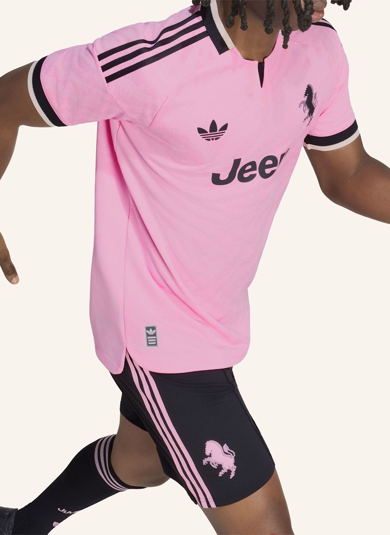 adidas JUVENTUS TURIN 26/27 AUTHENTIC AUSWÄRTSTRIKOT: SCHWARZ