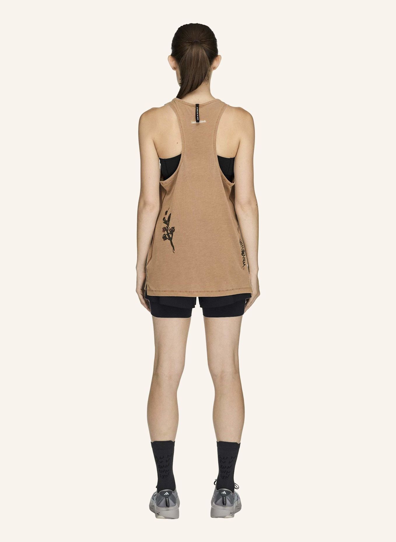 adidas ADIDAS RUNNING X SONG FOR THE MUTE TANKTOP: BRAUN