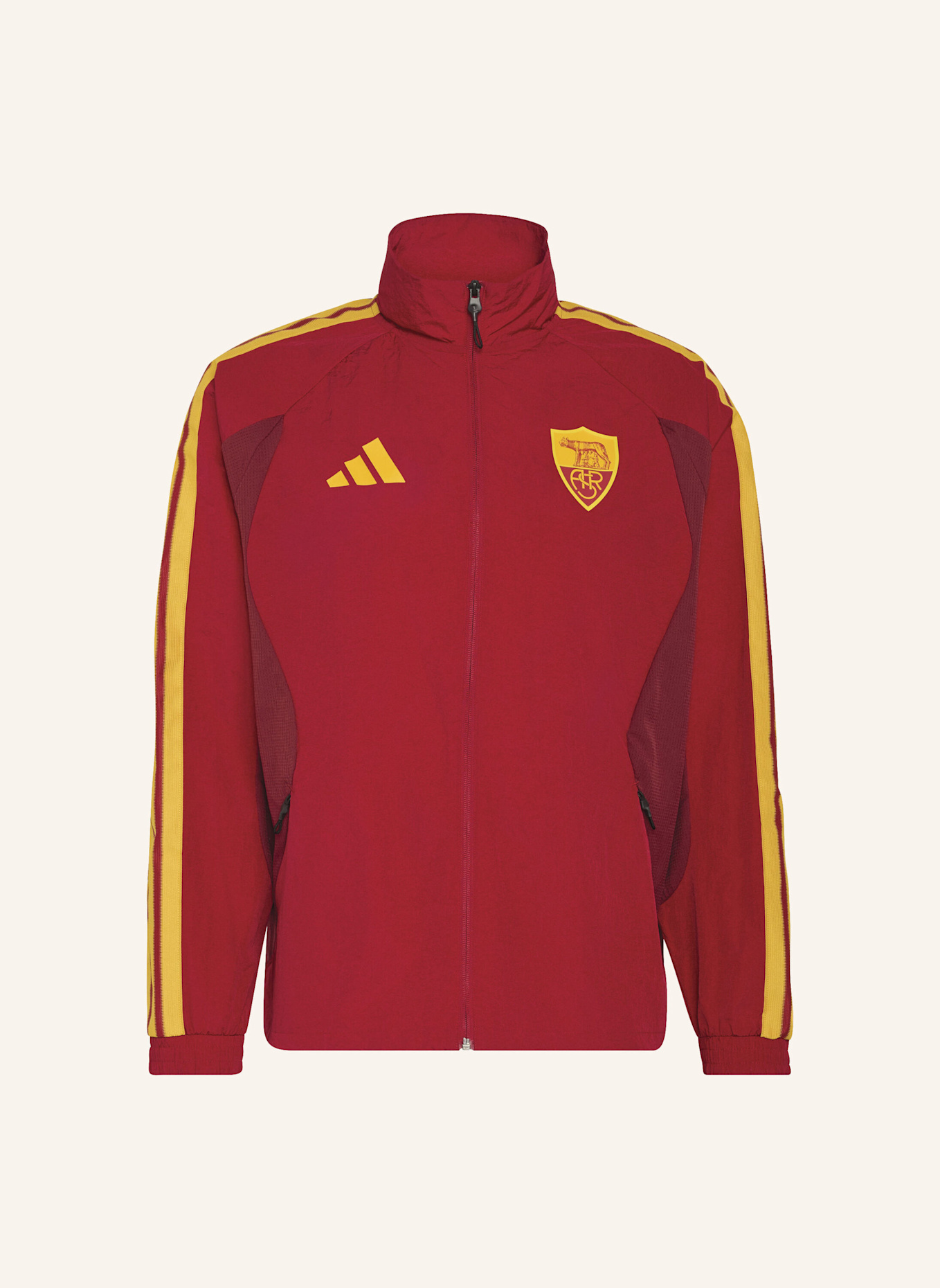 adidas AS ROM ANTHEM HEIMJACKE: ROT