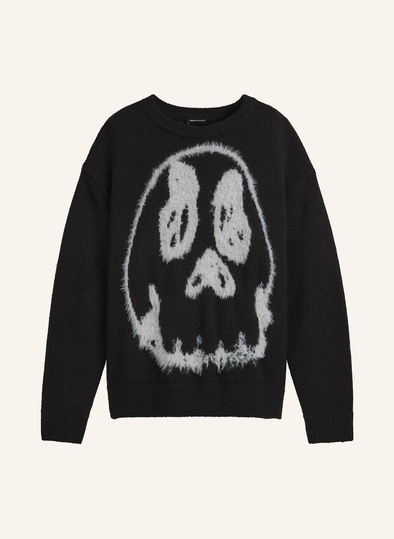 Y-3 Y-3 CHITO GRAPHIC STRICKPULLOVER: SCHWARZ
