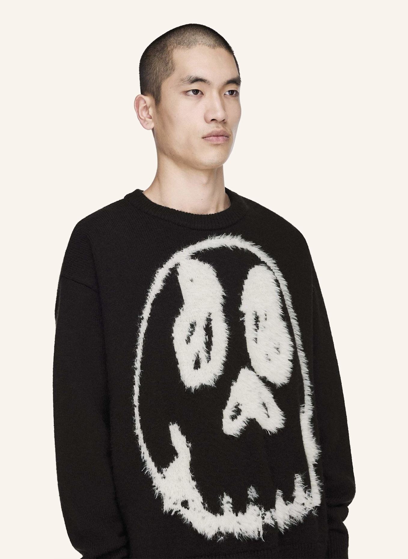 Y-3 Y-3 CHITO GRAPHIC STRICKPULLOVER: SCHWARZ