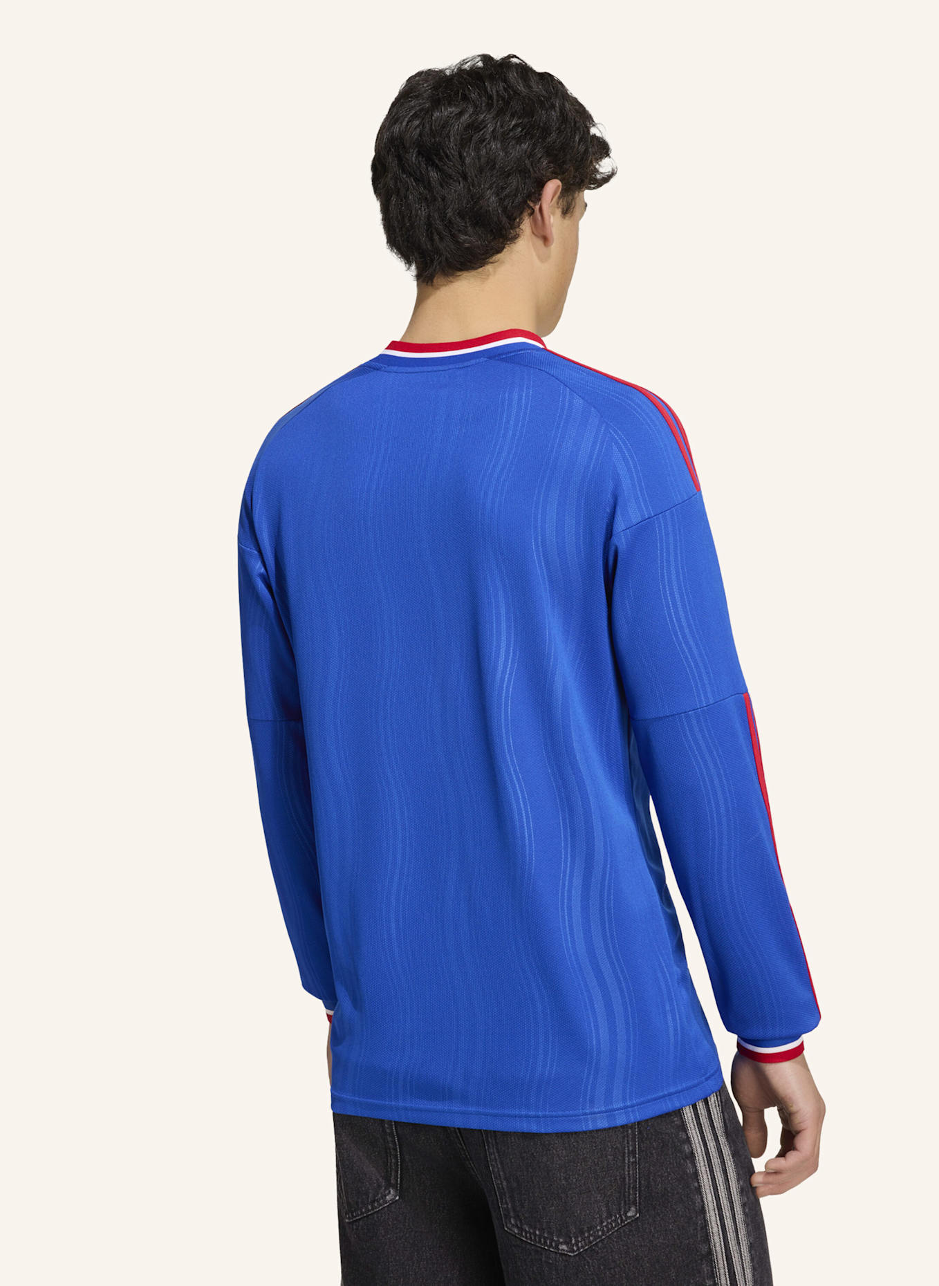 adidas MANCHESTER UNITED 26/27 AUSWÄRTSTRIKOT, LANGÄRMELIG: BLAU