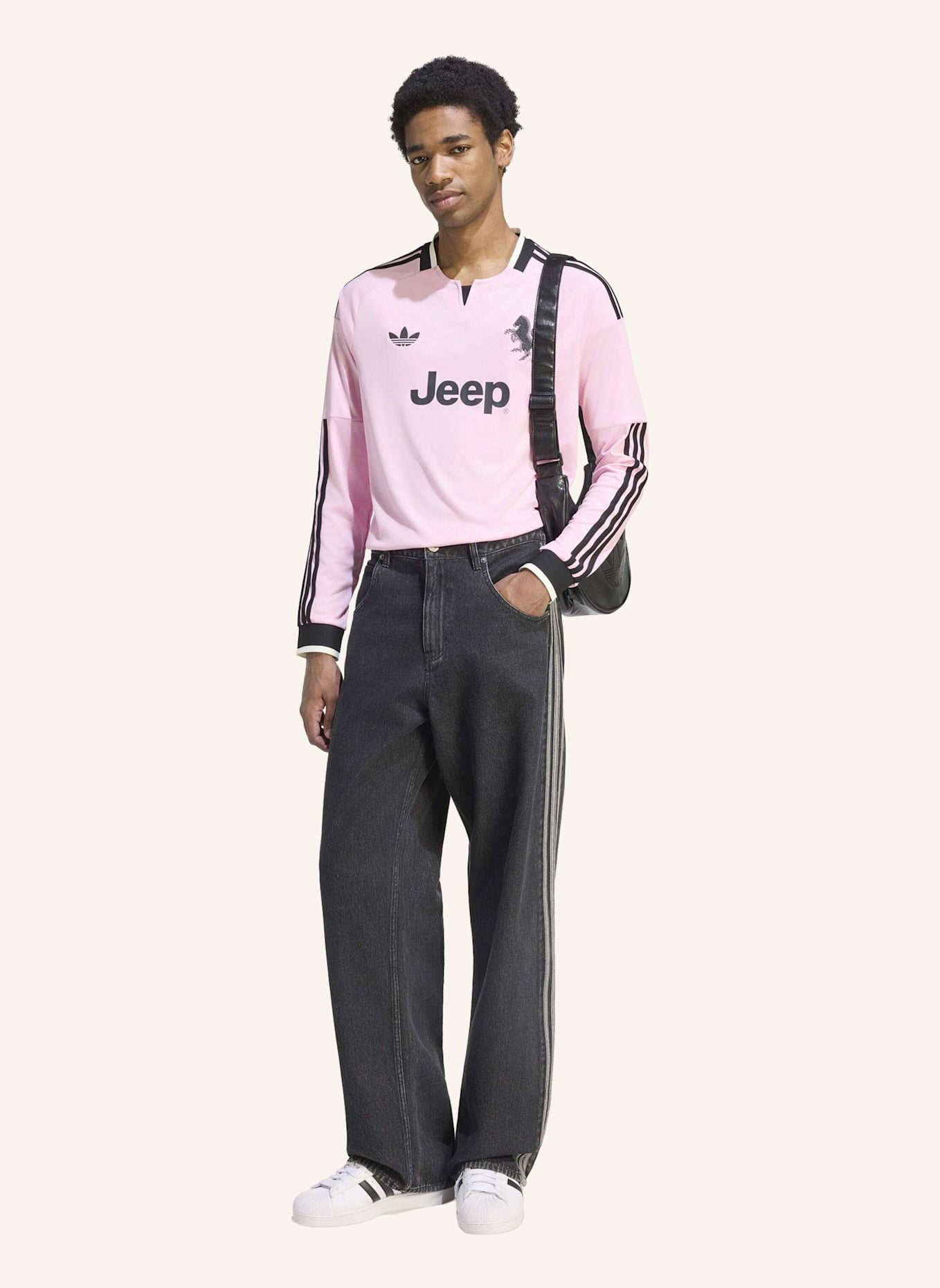 adidas JUVENTUS TURIN 26/27 AUSWÄRTSTRIKOT, LANGÄRMELIG: SCHWARZ