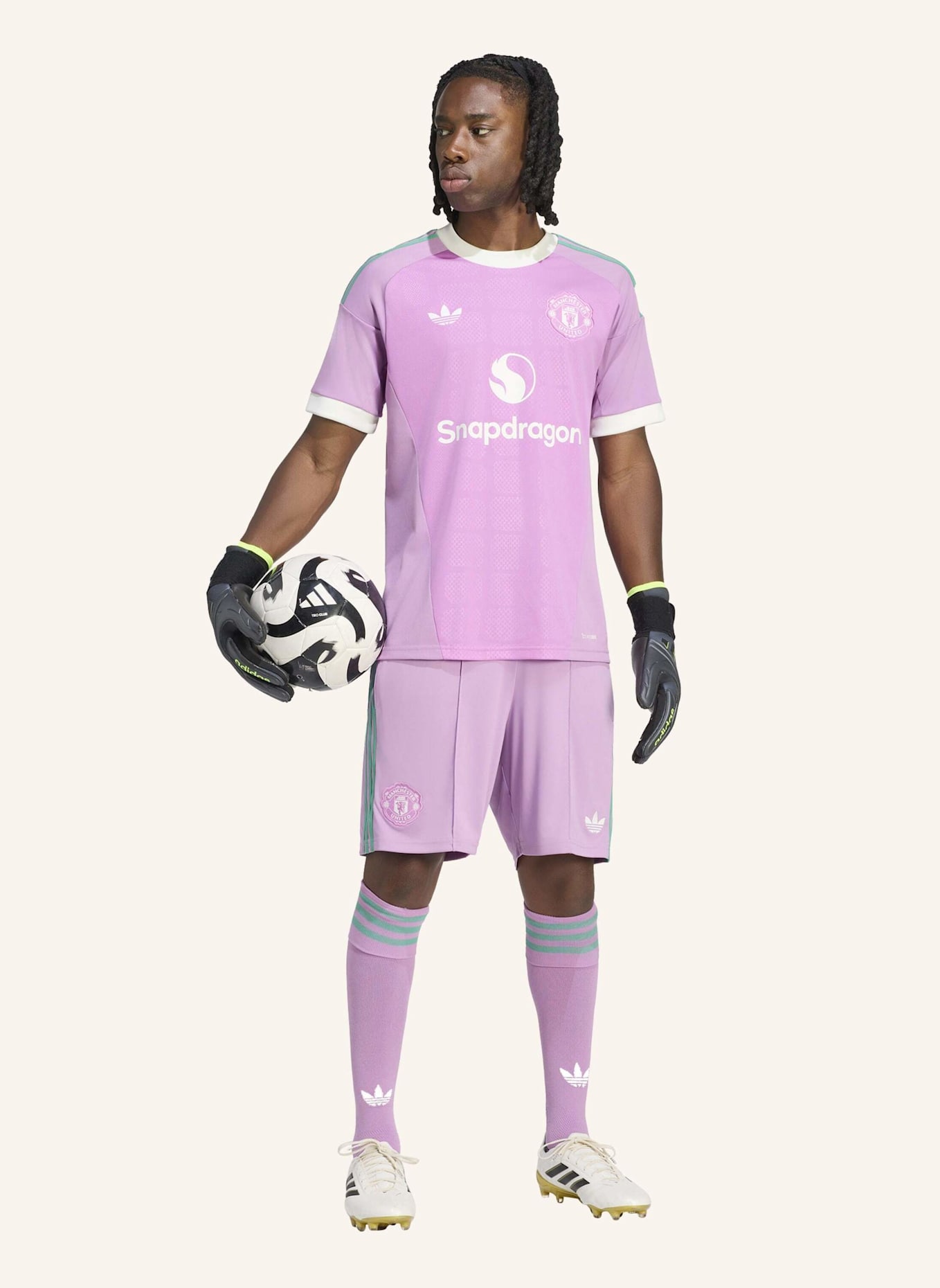 adidas MANCHESTER UNITED 26/27 TORWART-AUSWÄRTSTRIKOT: LILA