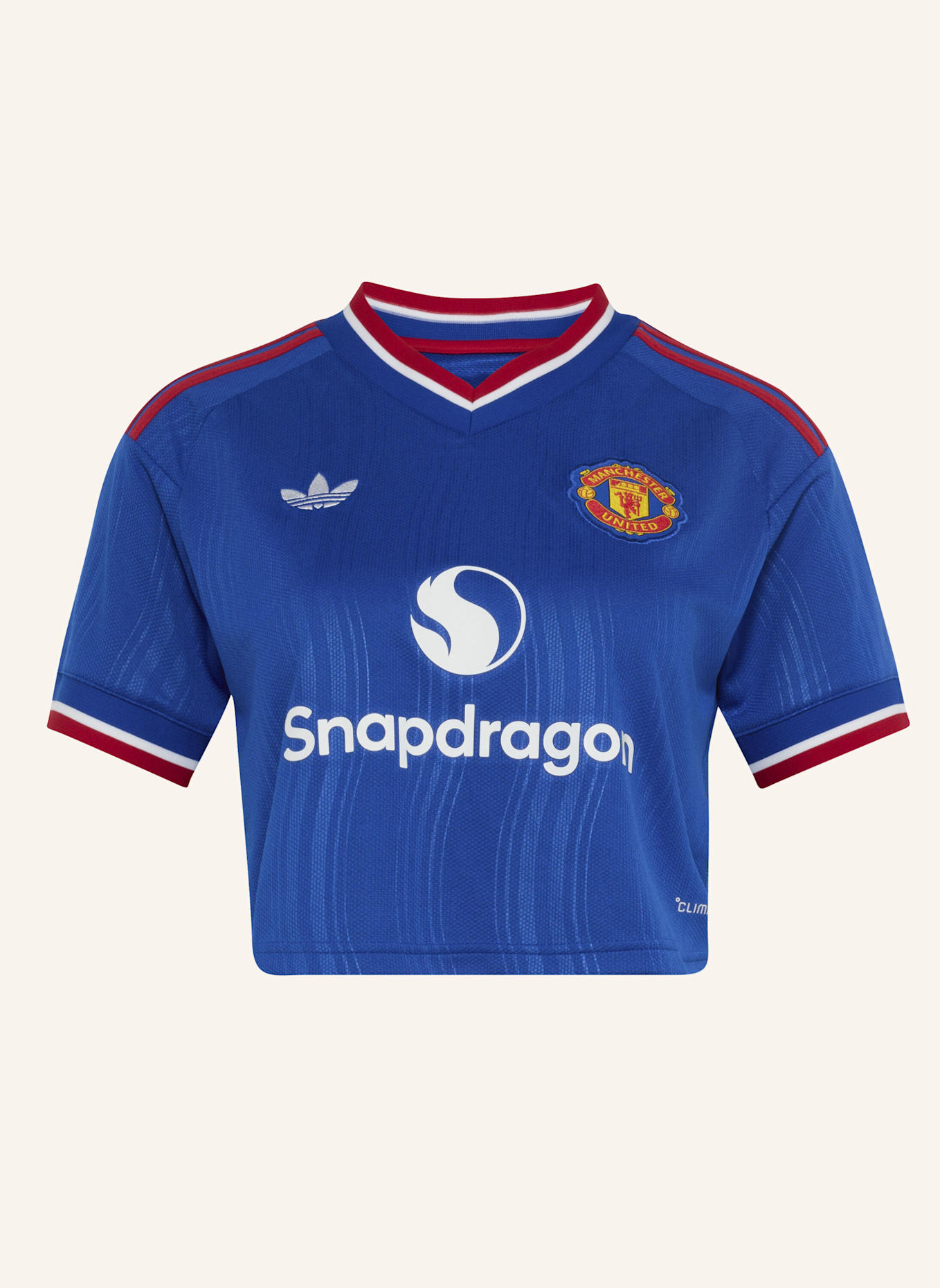 adidas MANCHESTER UNITED 26/27 AUSWÄRTSTRIKOT, KÜRZER GESCHNITTEN: BLAU
