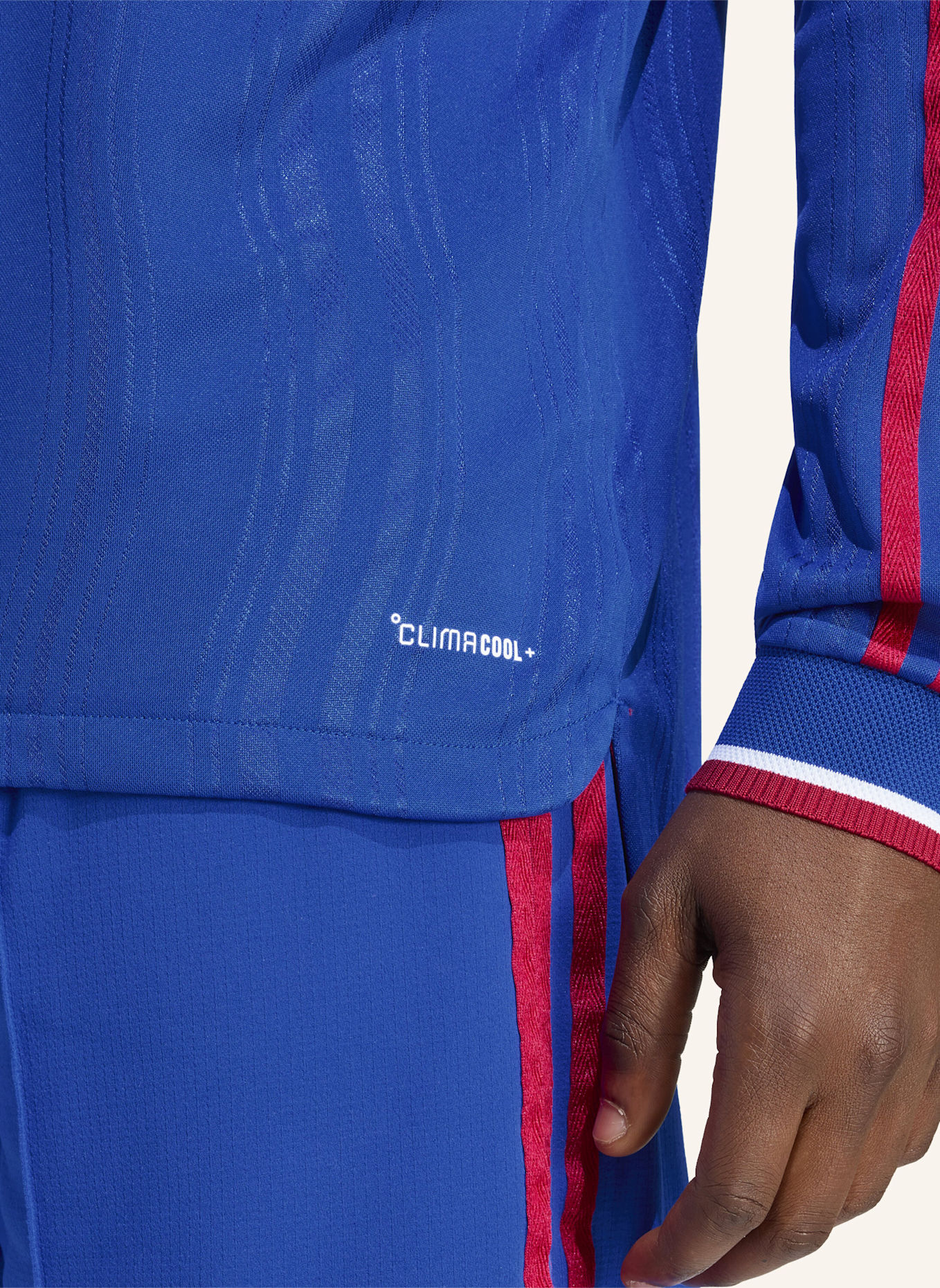 adidas MANCHESTER UNITED 26/27 AUTHENTIC AUSWÄRTSTRIKOT, LANGÄRMELIG: BLAU