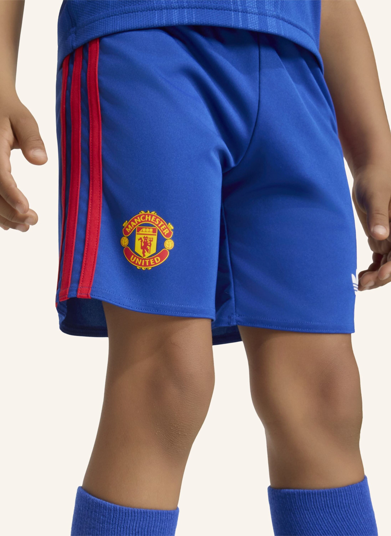 adidas MANCHESTER UNITED 26/27 KIDS AUSWÄRTS-SET: BLAU