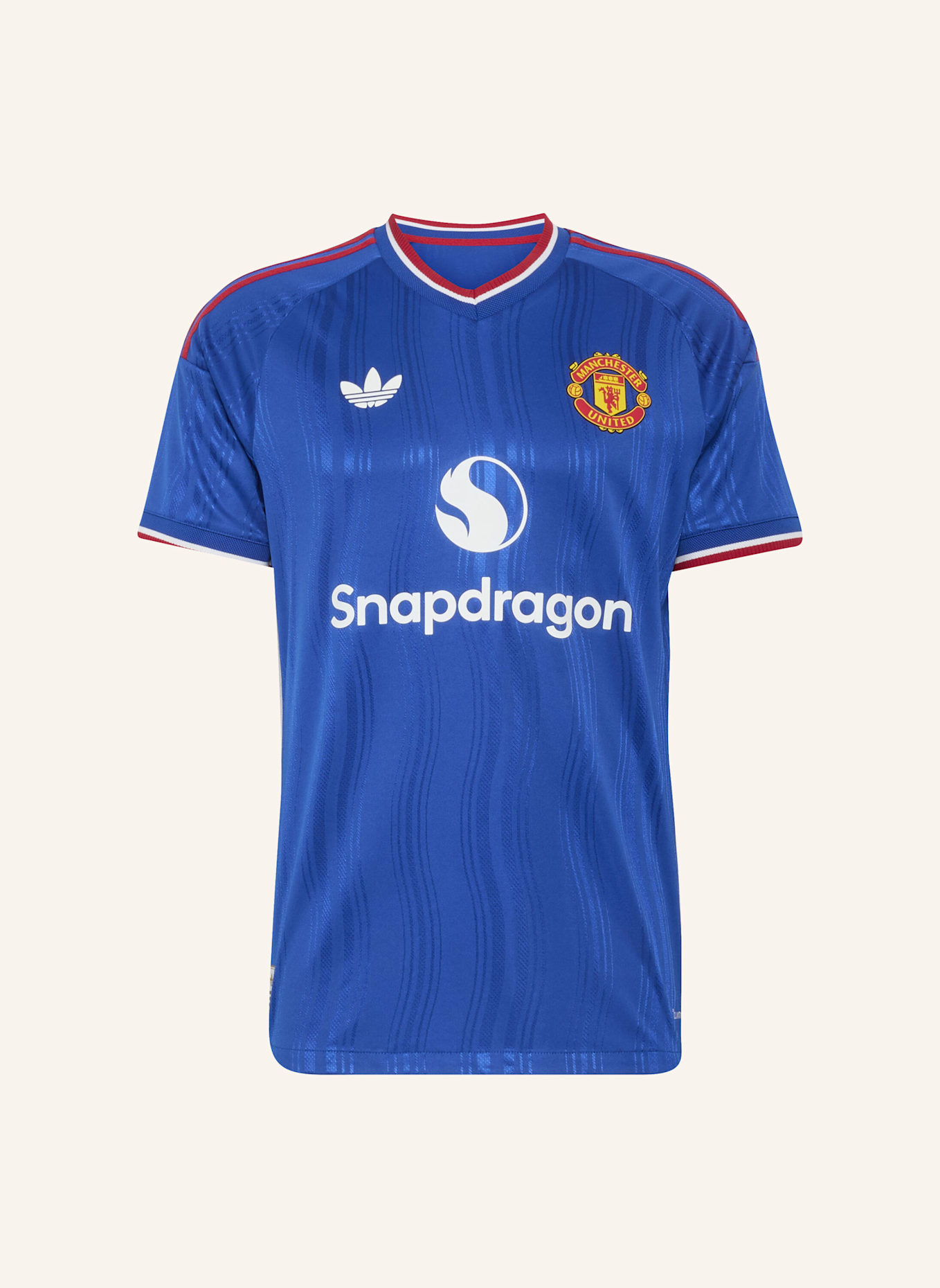 adidas MANCHESTER UNITED 26/27 AUTHENTIC AUSWÄRTSTRIKOT: BLAU